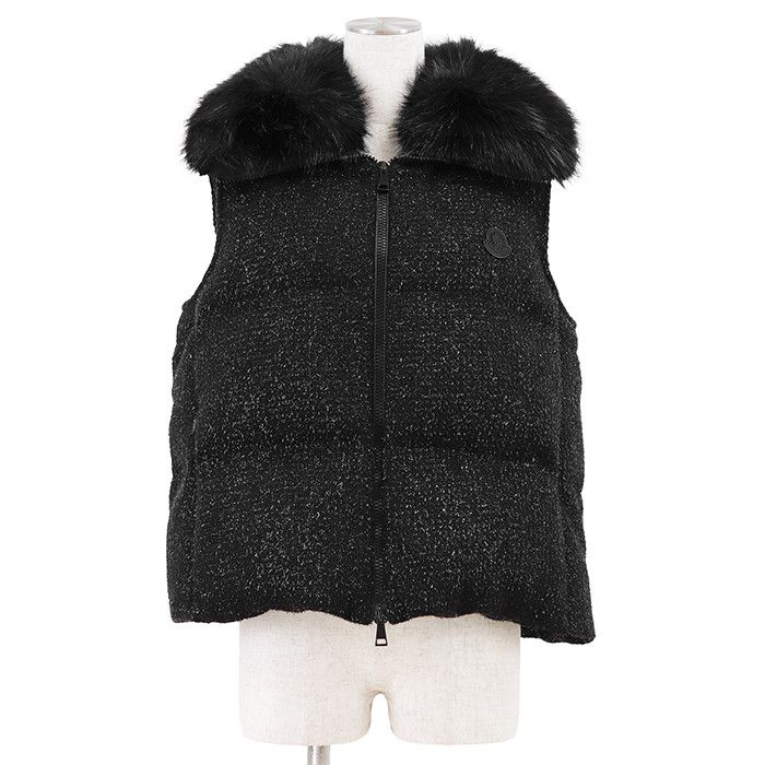 Moncler Moncler Moncler CARRELET GILET wool nylon down vest Textile Outerwear CARRELET GILET DUTY FREE for USA Size ONE SIZE - 1 Thumbnail