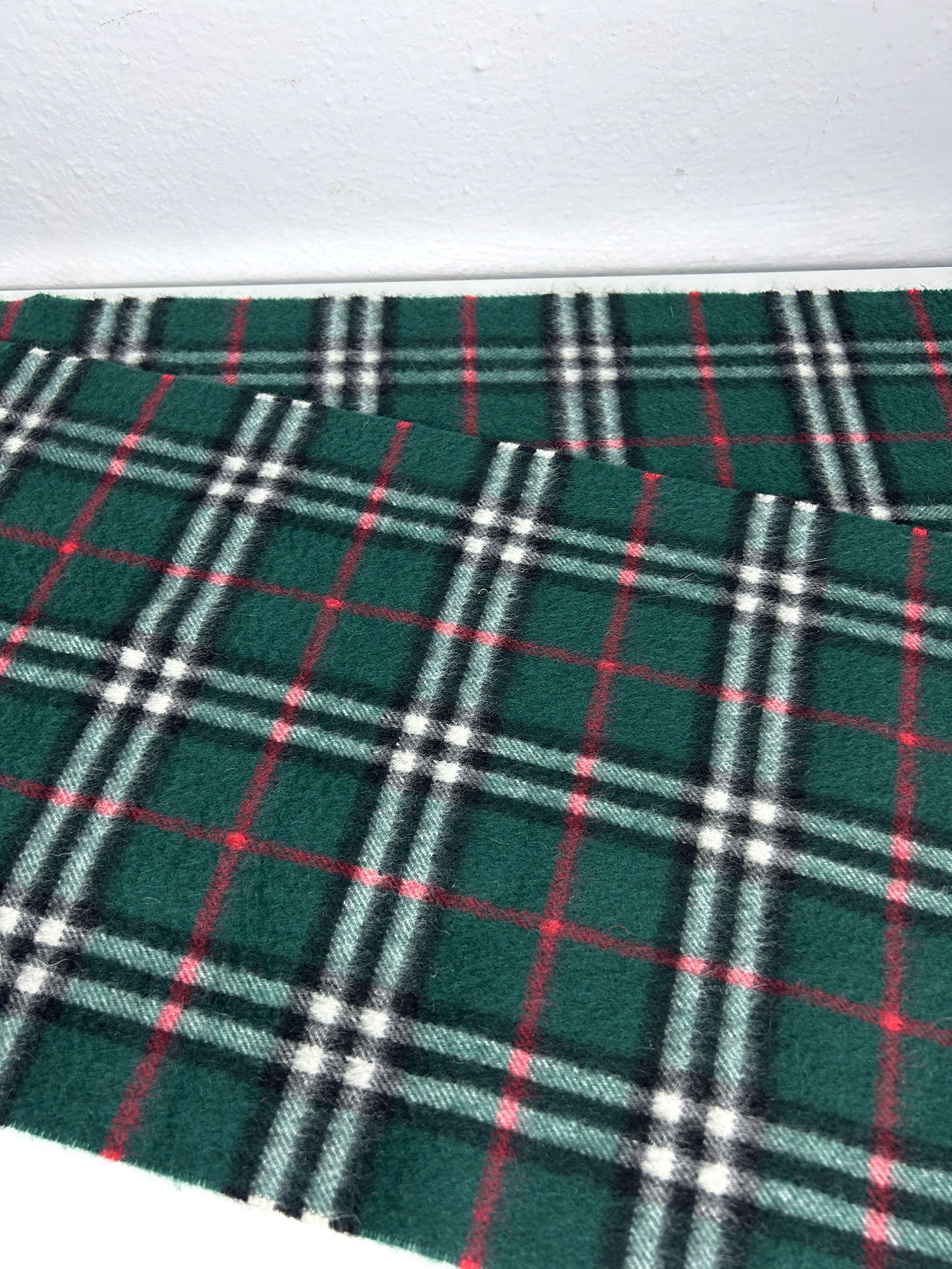 Burberry Vintage Burberry green nova check cashmere scarf Size ONE SIZE - 13 Thumbnail