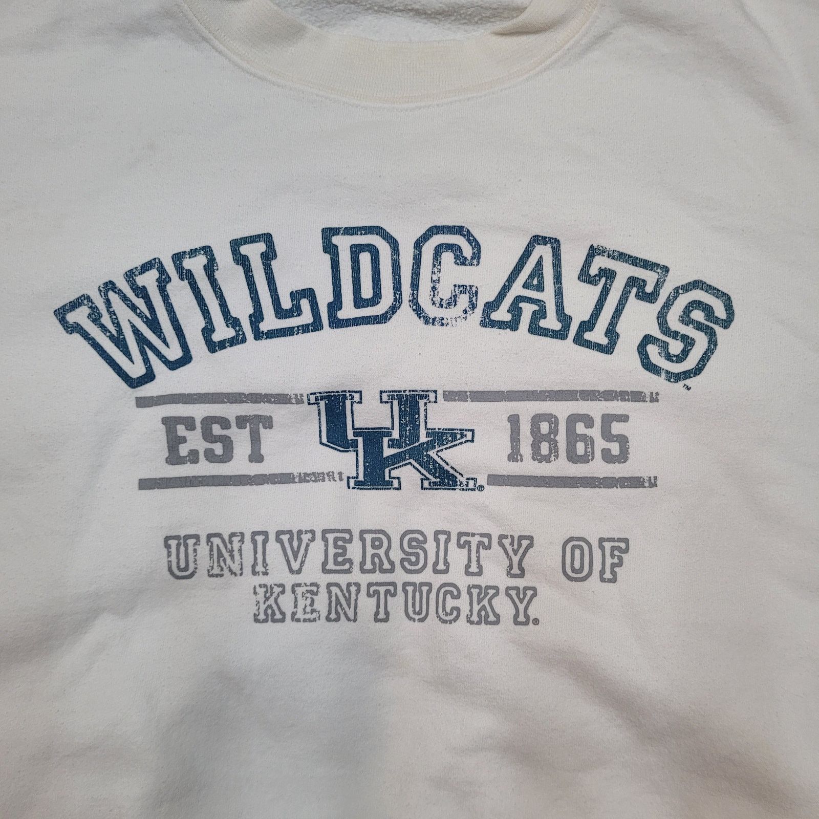 Champion Y2K Kentucky Wildcats Champion Sweatshirt L Boxy Fit Cropped Size US L / EU 52-54 / 3 - 2 Thumbnail