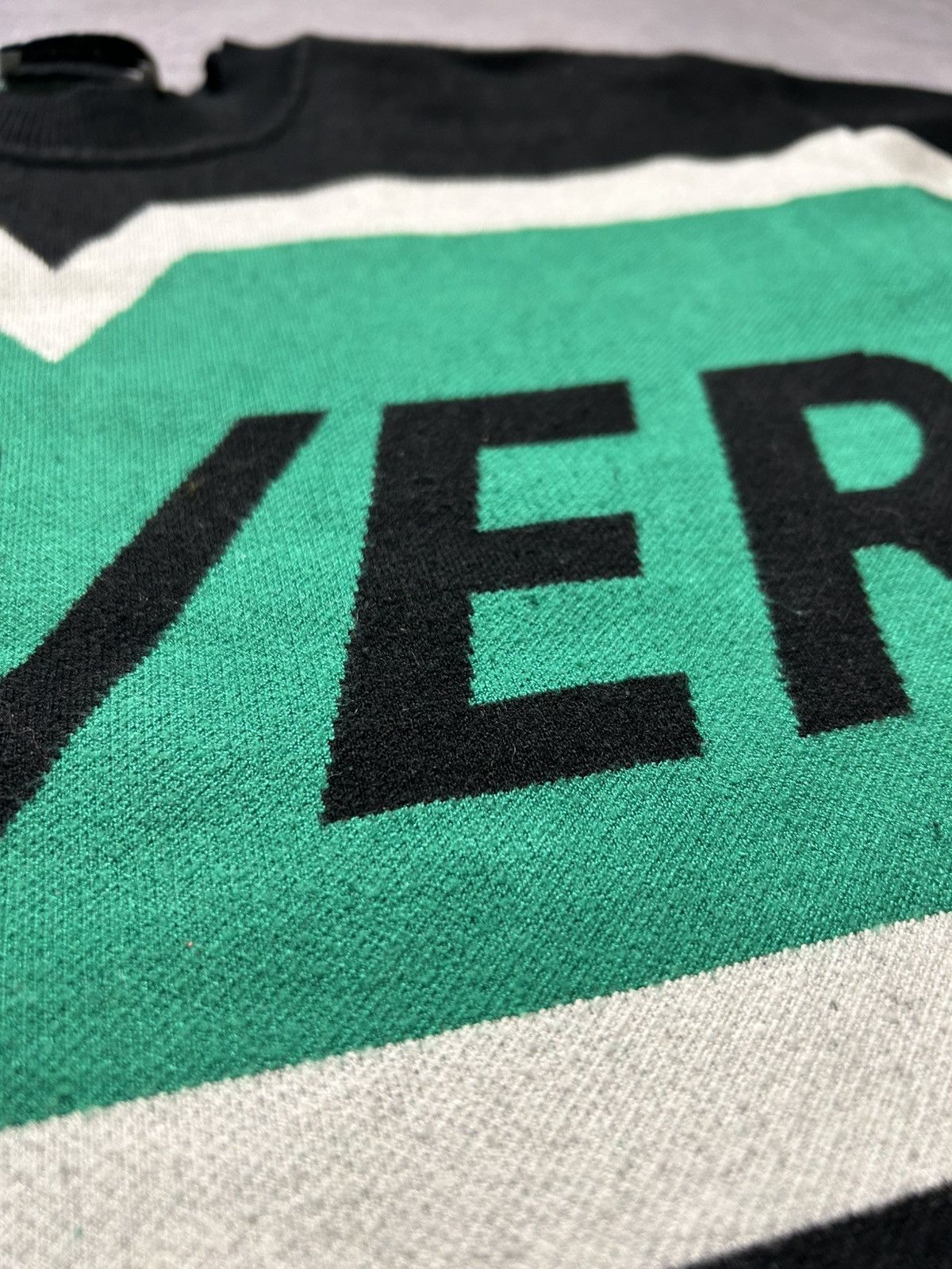 Sandro Sandro Fever Paris Oversized Pullover Sweater Black Green Size S / US 4 / IT 40 - 8 Thumbnail
