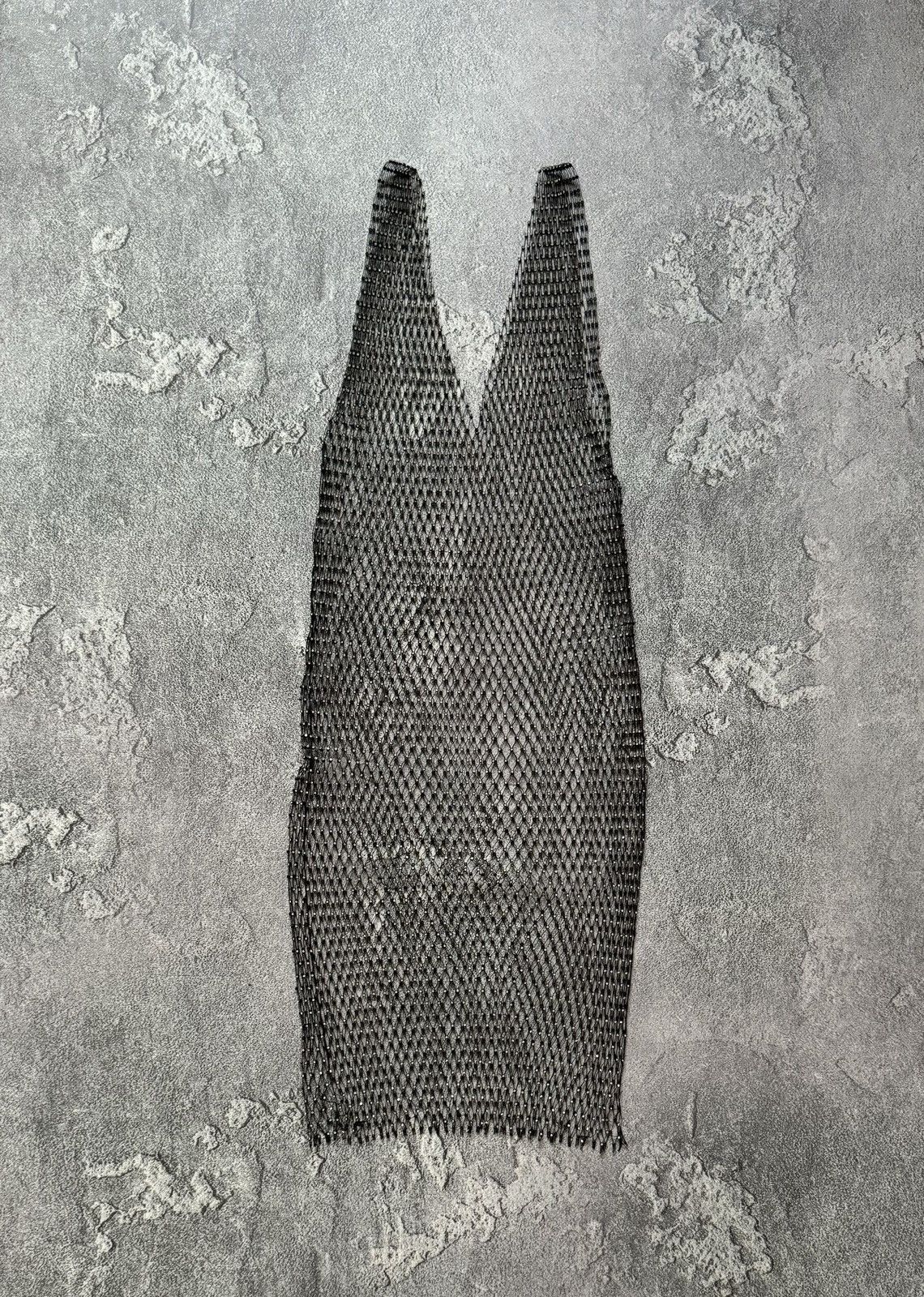 Japanese Brand × Vintage Avantgarde mesh chainmail body armour dress mini sleeveless Size S / US 4 / IT 40 - 2 Thumbnail