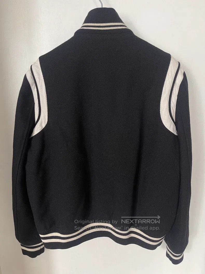 Saint Laurent Paris Saint Laurent Paris Black and White Baseball Jacket Size US L / EU 52-54 / 3 - 2 Thumbnail