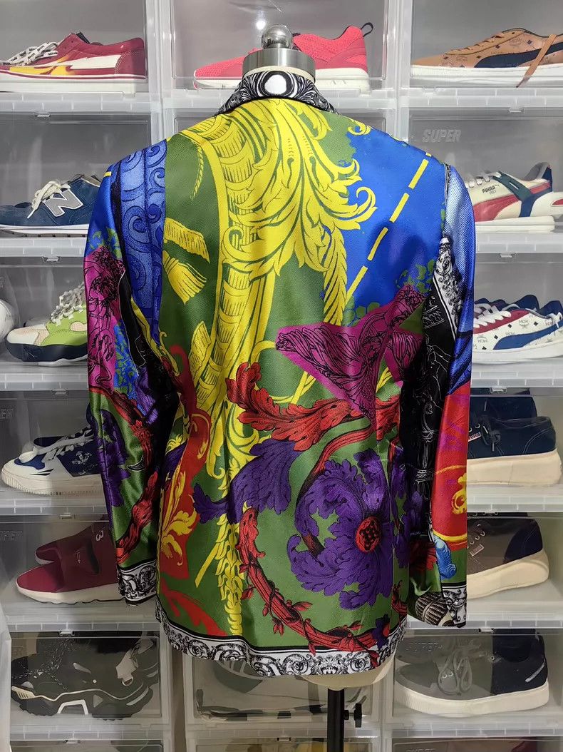 Versace Versace Men's suit with printed panel silhouette Size US M / EU 48-50 / 2 - 4 Thumbnail
