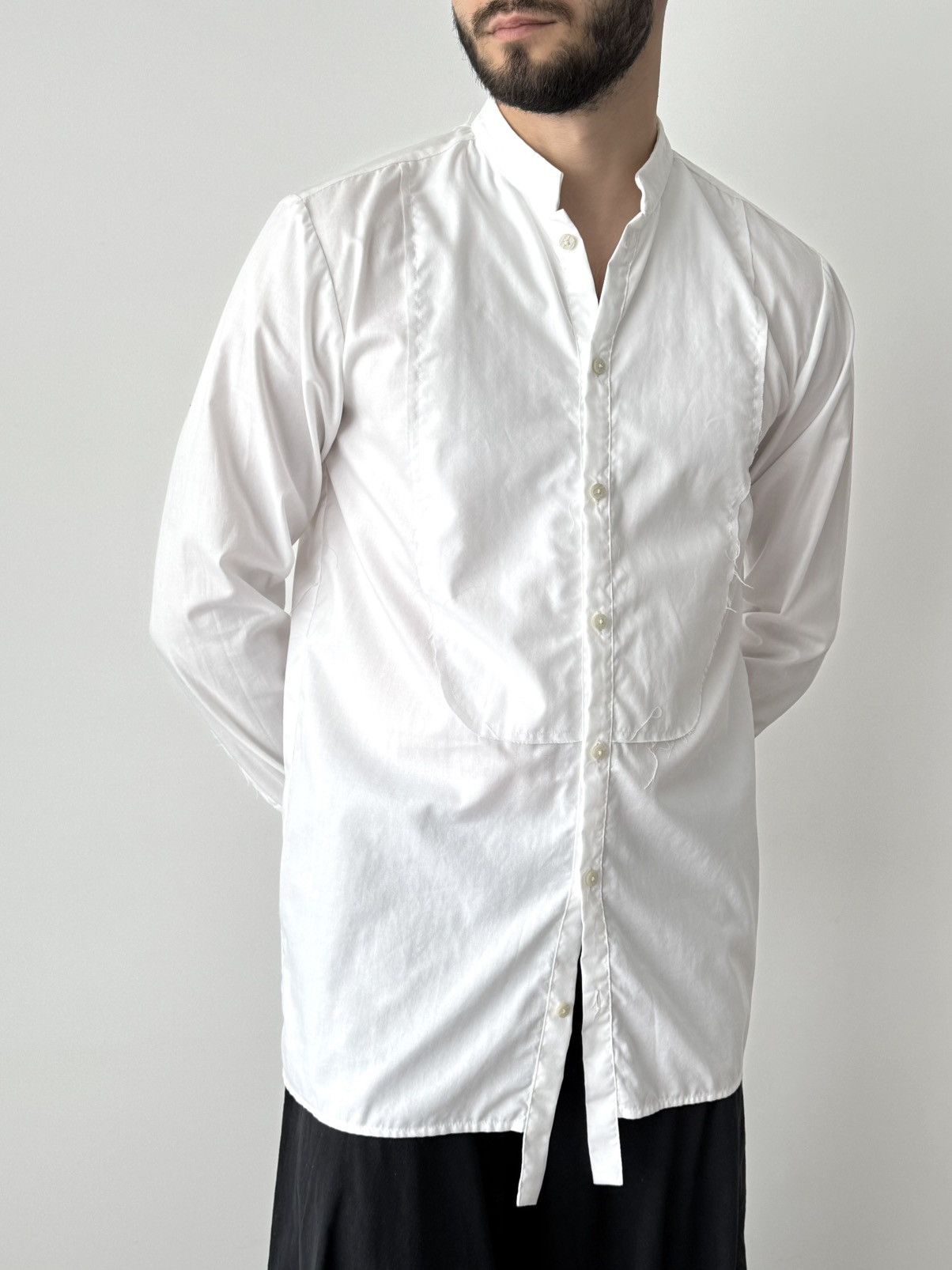 Nostra Santissima Nostra Santissima White Button Shirt Size US S / EU 44-46 / 1 - 1 Thumbnail