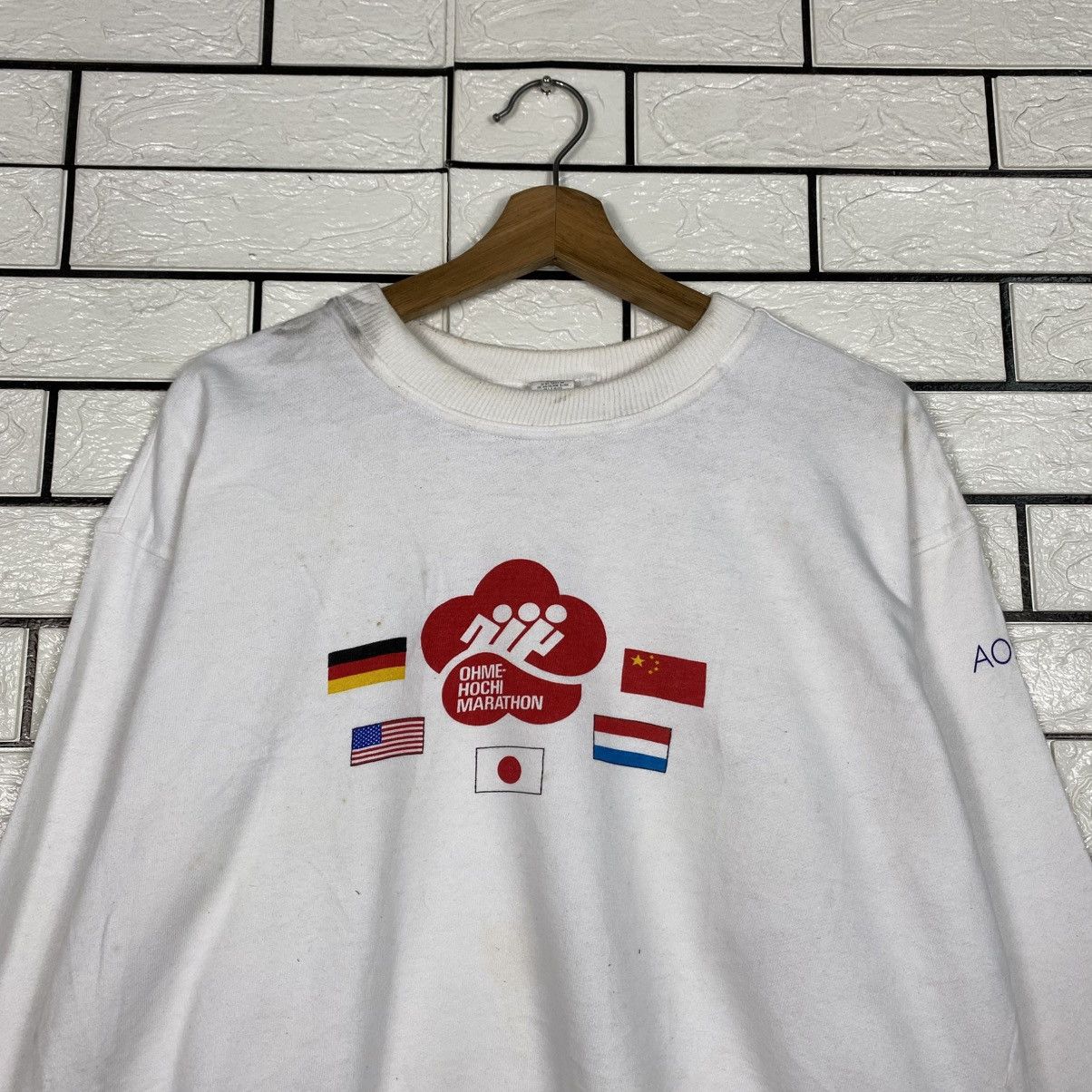 Japanese Brand Aosyn Sweatshirt Olympic Big Logo Size US M / EU 48-50 / 2 - 4 Thumbnail