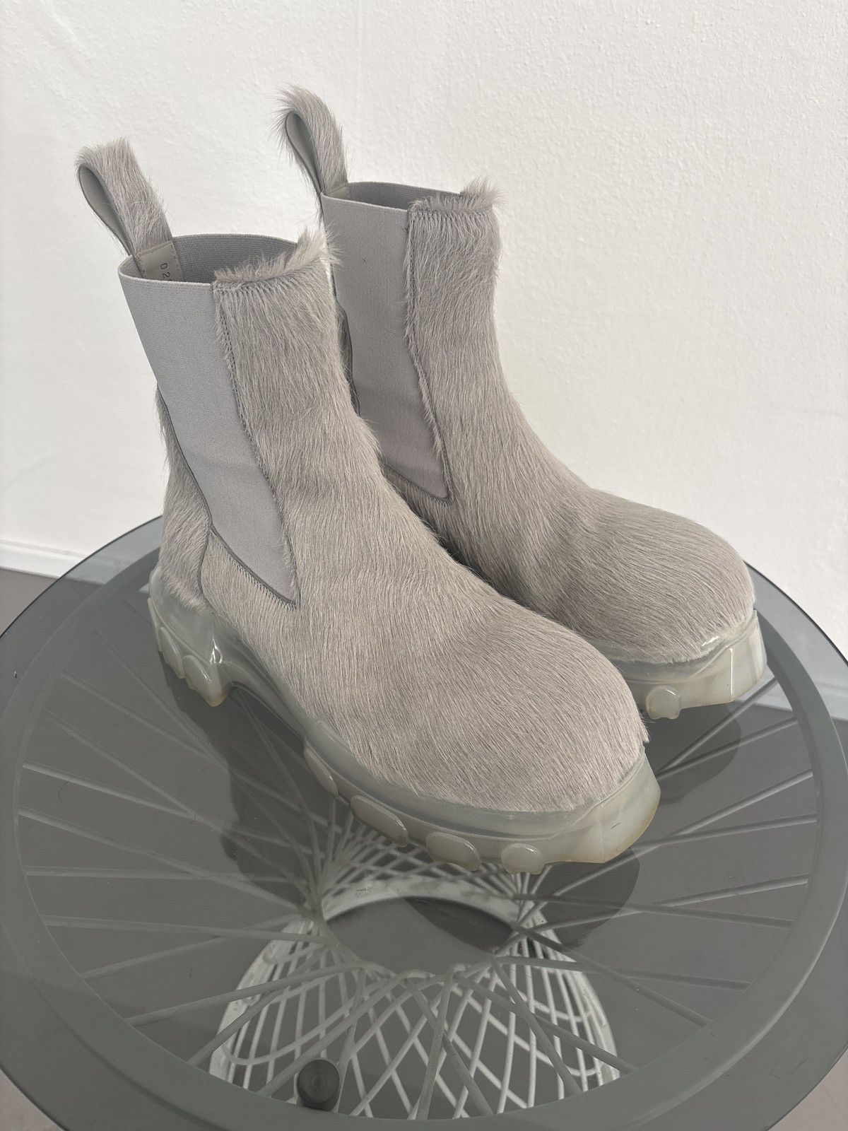 Rick Owens Rick Owens Ponyhair Beatle Bozo Tractor Boot Size US 7 / EU 40 - 1 Thumbnail