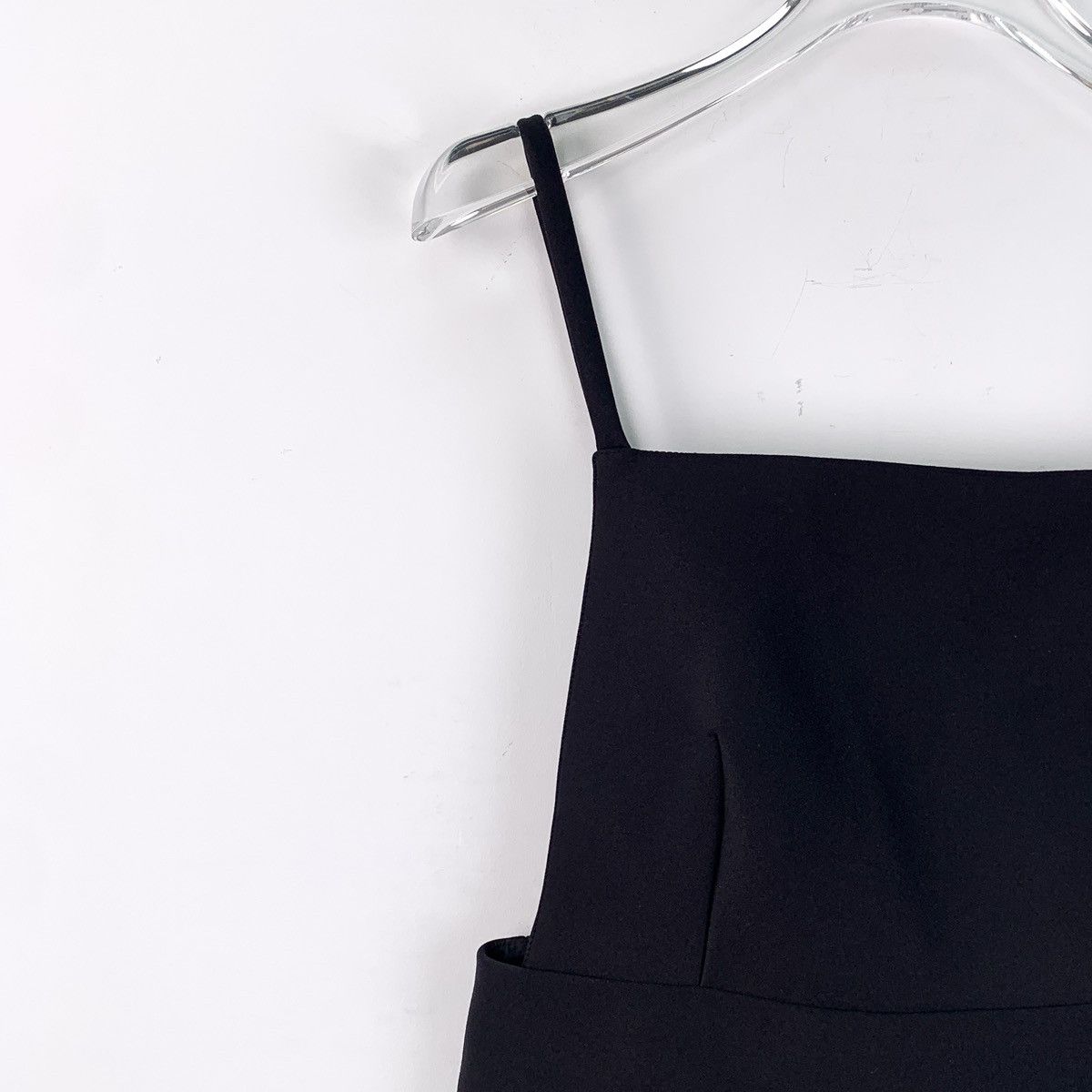 Prada Prada Black Wool Slip Dress K26WX Size XS / US 0-2 / IT 36-38 - 3 Thumbnail