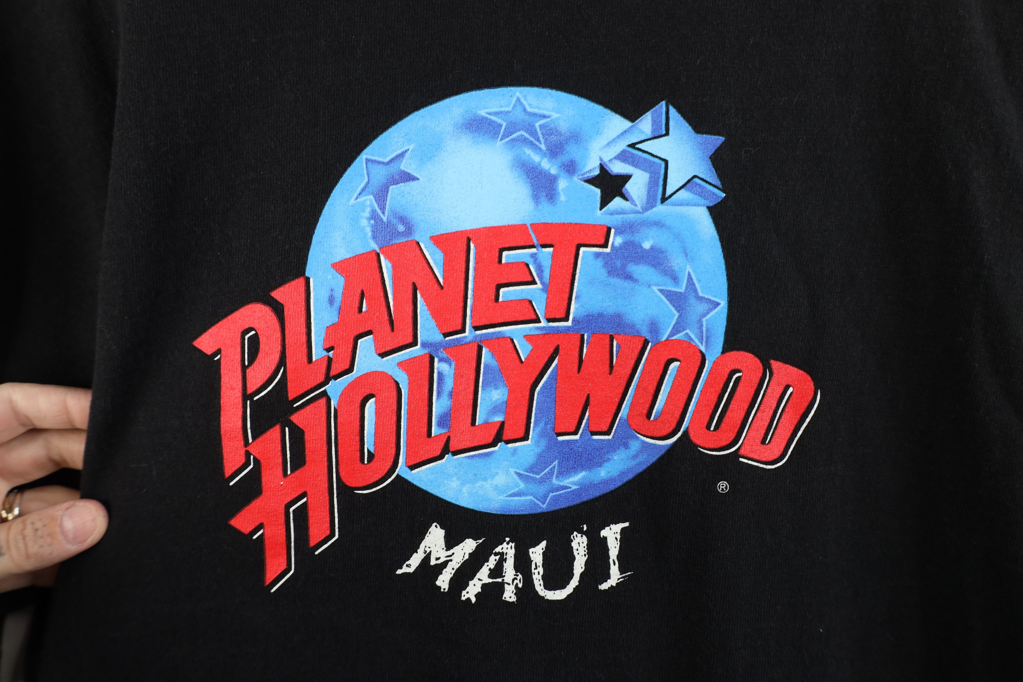 Vintage Vintage 90s Planet Hollywood Spell Maui Hawaii T-Shirt USA Size US L / EU 52-54 / 3 - 5 Thumbnail