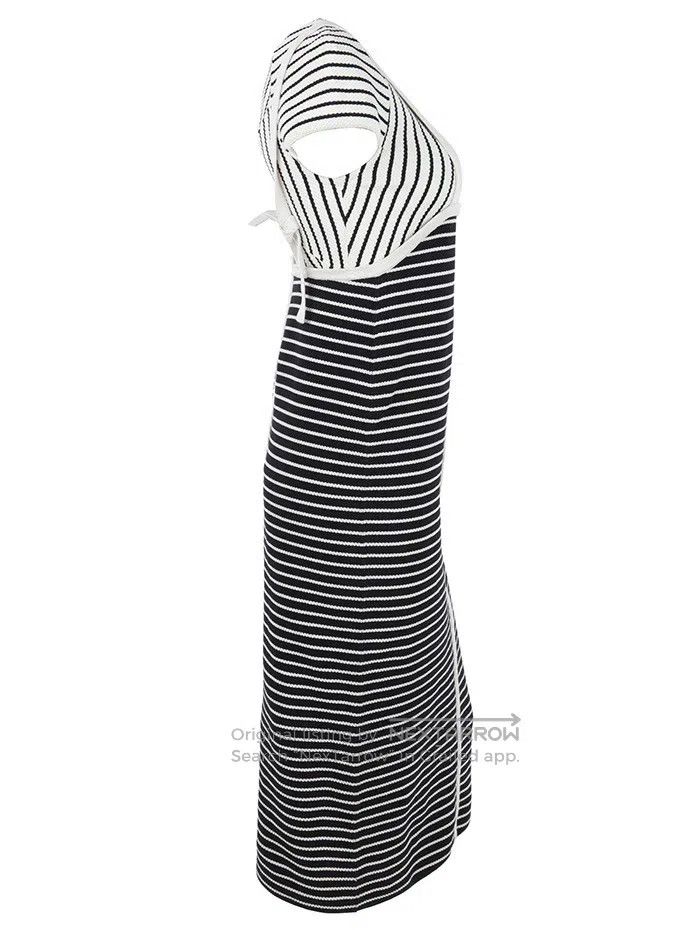 Hermes Hermes Striped Two-Piece Dress Size XS / US 0-2 / IT 36-38 - 3 Thumbnail