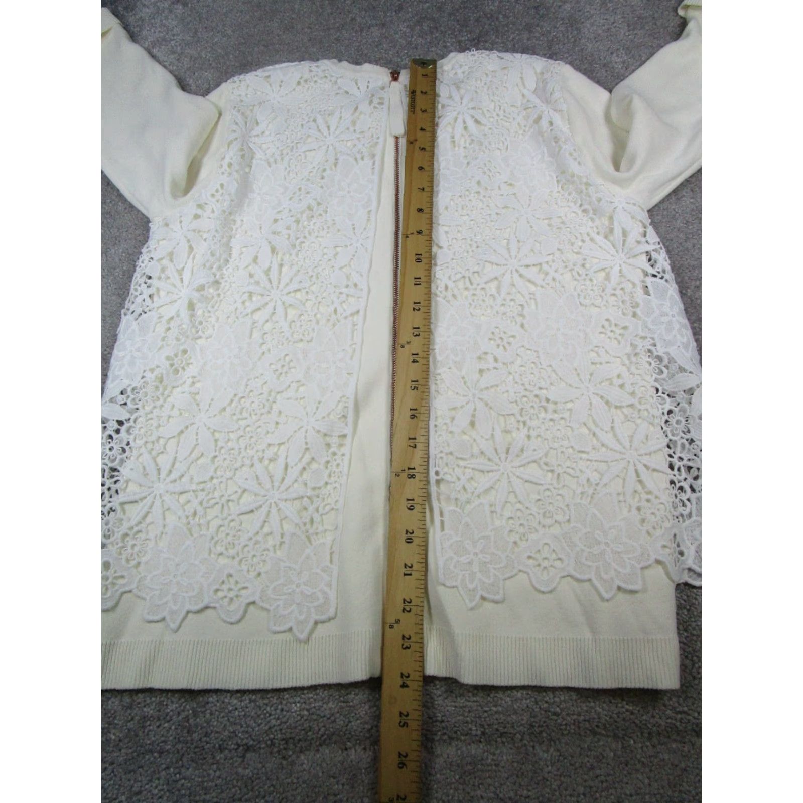 Vintage Bruce Oldfield Jacket Womens 12 Beige Floral Embroidered Bomber Jacket" Size XL / US 12-14 / IT 48-50 - 7 Thumbnail
