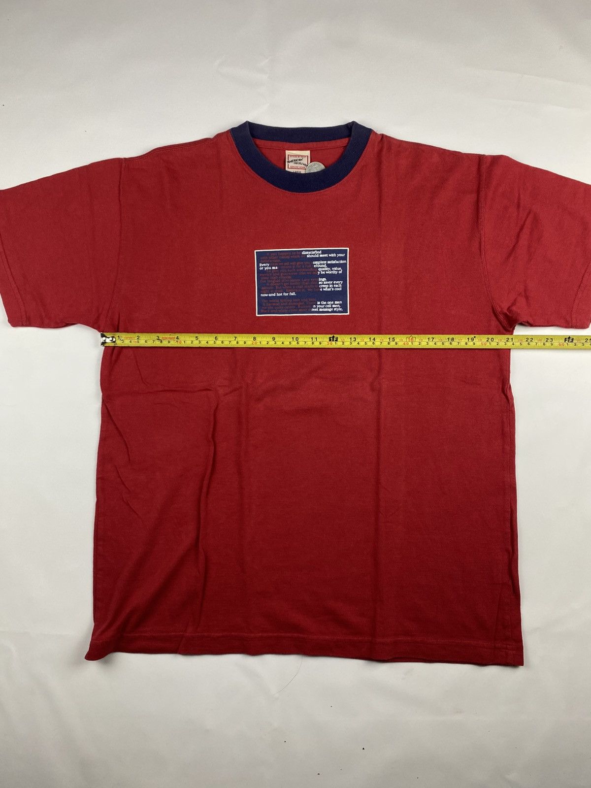 Vintage Vintage Word ringer tshirt Size US L / EU 52-54 / 3 - 7 Thumbnail