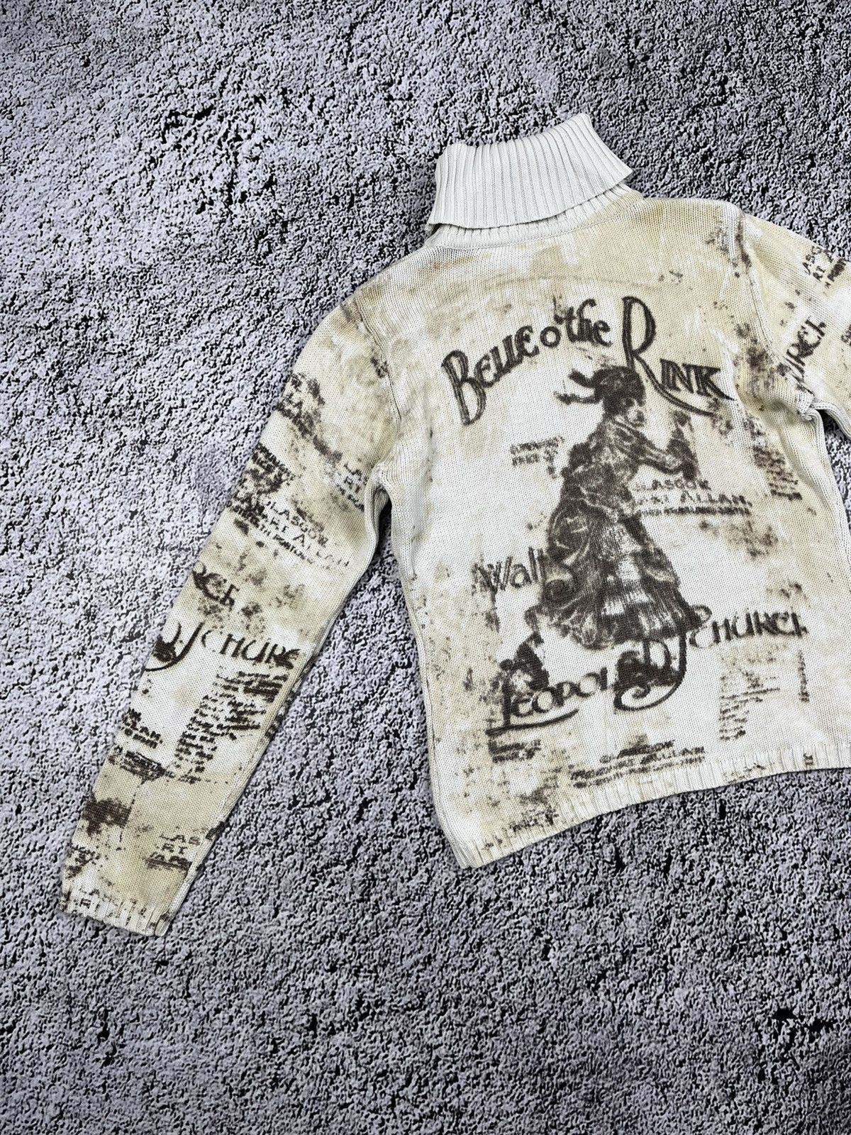 Vintage Vintage Y2K allover 00s style turtleneck sweater size S Size S / US 4 / IT 40 - 5 Thumbnail