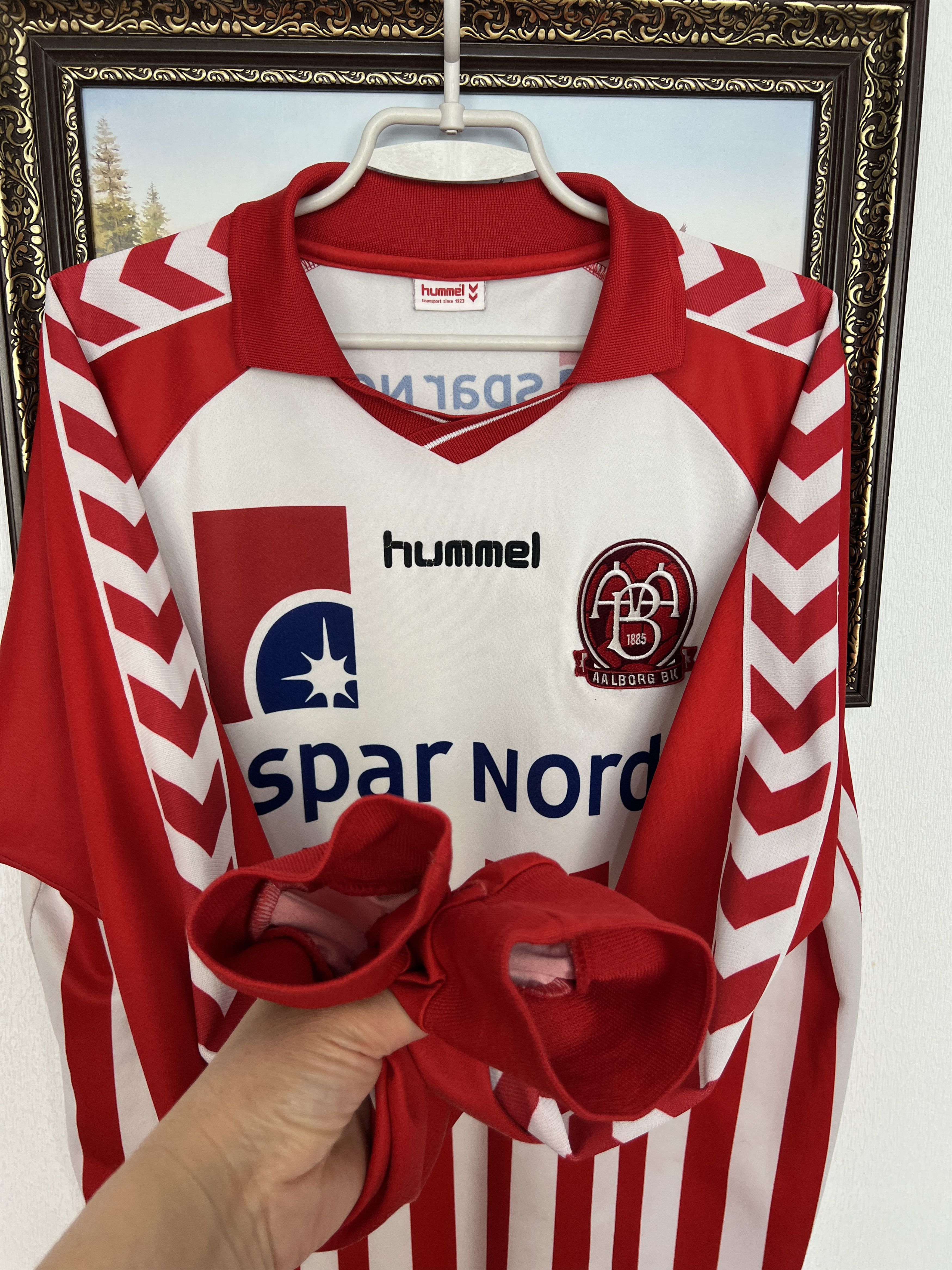Hummel Aalborg BK football shirt 2006 Soccer Long Sleeve Jersey Size US XL / EU 56 / 4 - 5 Thumbnail