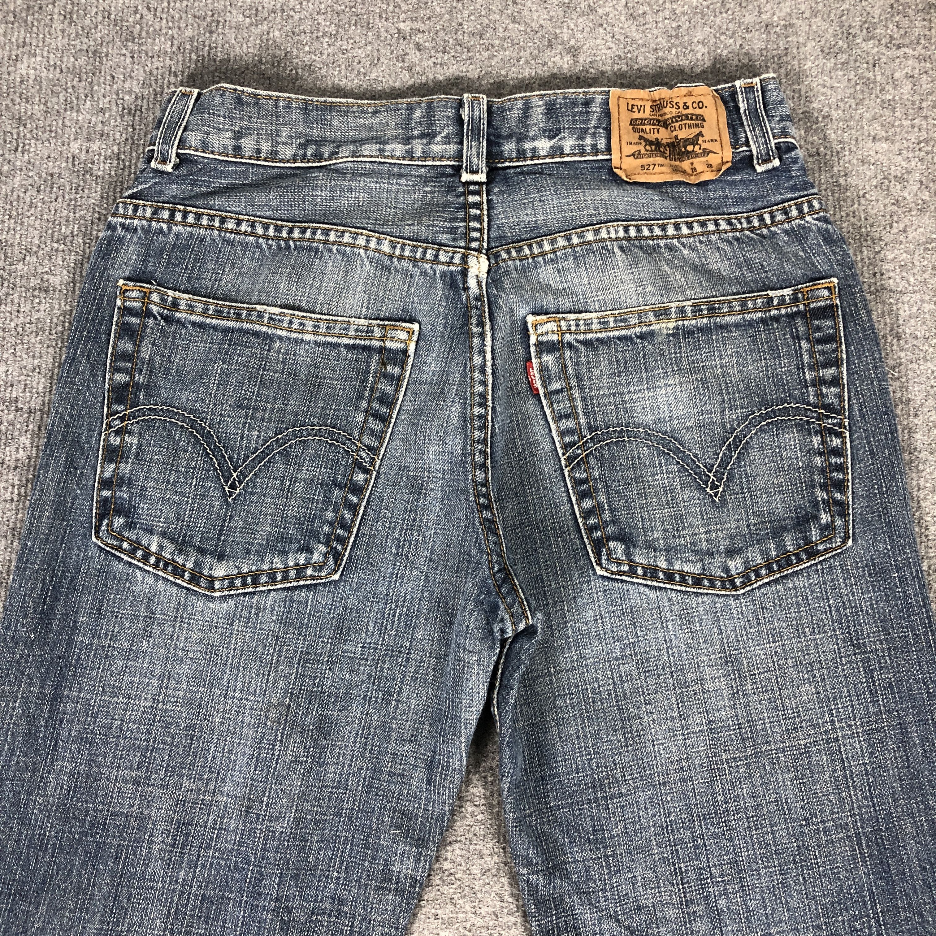 Levi's × Vintage Womens Vintage Levis 527 Jeans Boot Cut Flare L876W Size 30" / US 8 / IT 44 - 5 Thumbnail