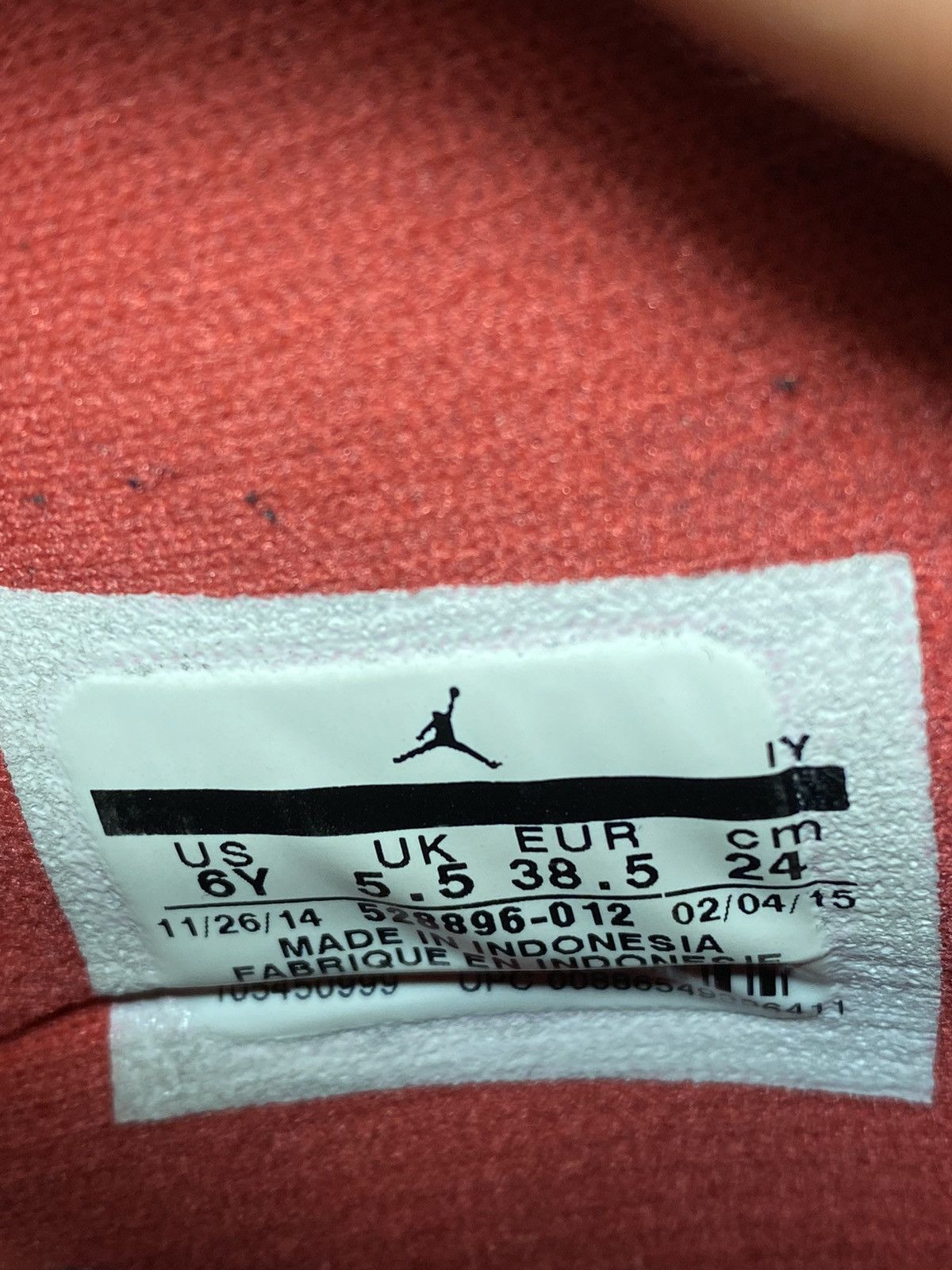 Jordan Brand × Nike Nike Air Jordan 11 Retro Low Bred (GS) 2015 sneakers Size US 7.5 / IT 37.5 - 21 Thumbnail