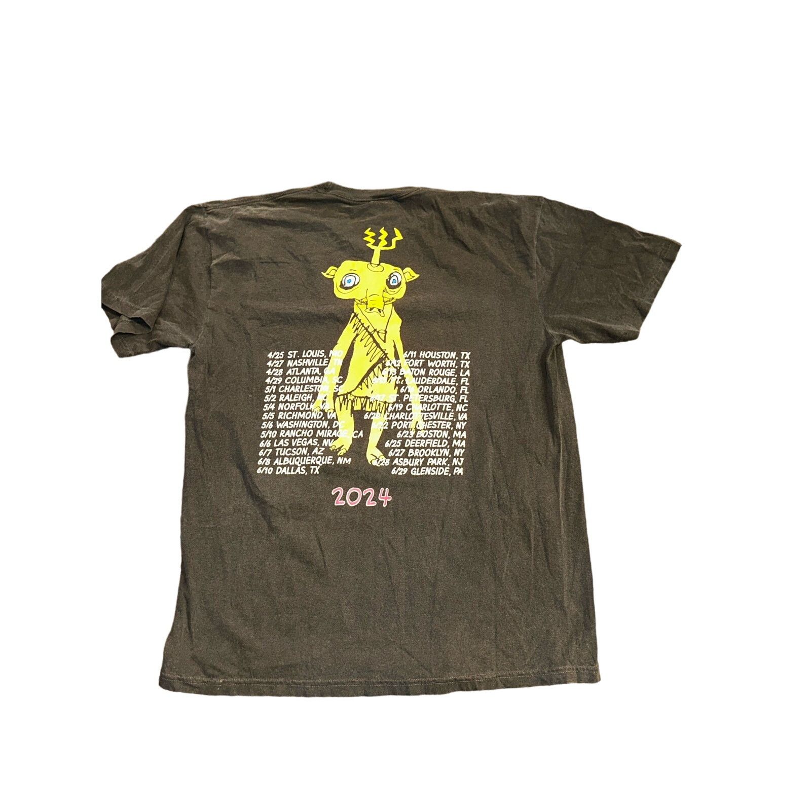 Band Tees SILVERSUN PICKUPS GRAY 2024 TOUR SHIRT - MISSING FRONT LOGO Size US XL / EU 56 / 4 - 1 Thumbnail