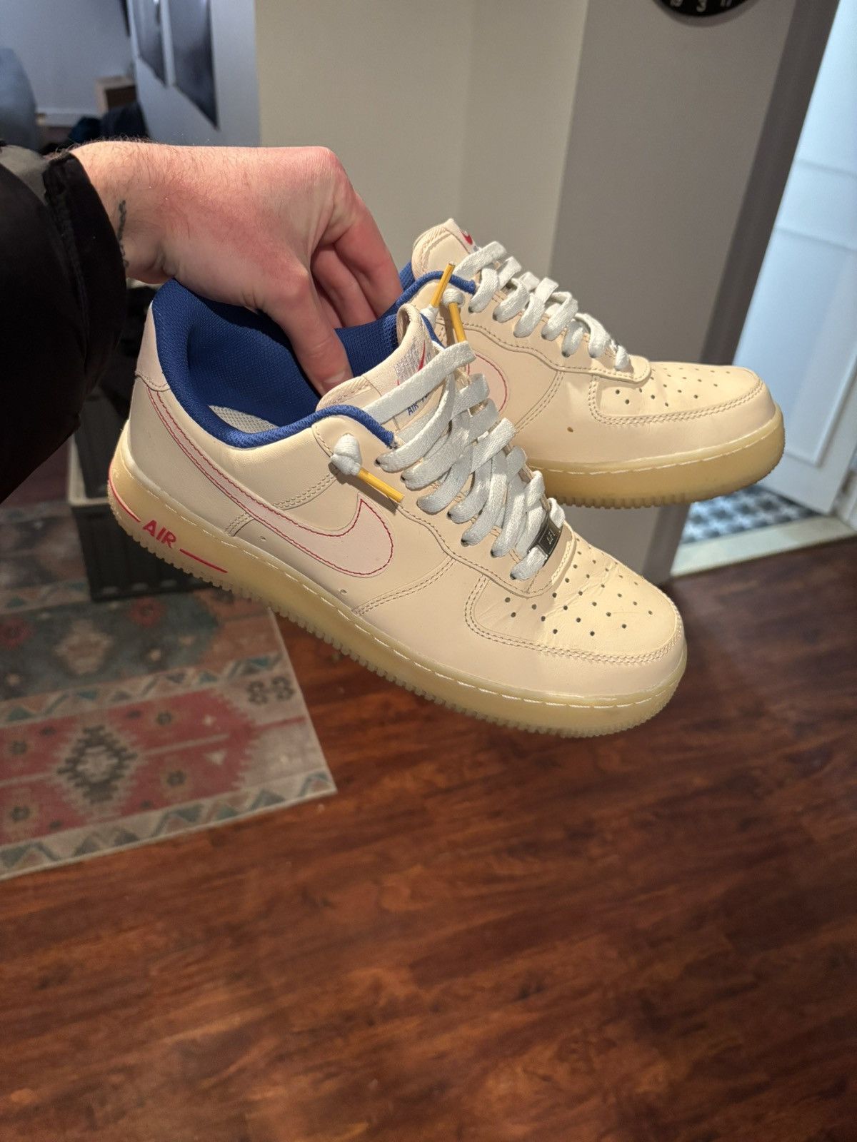 Nike Nike air force 1 low '07 lv8 'ice sole' Size US 9 / EU 42 - 3 Thumbnail