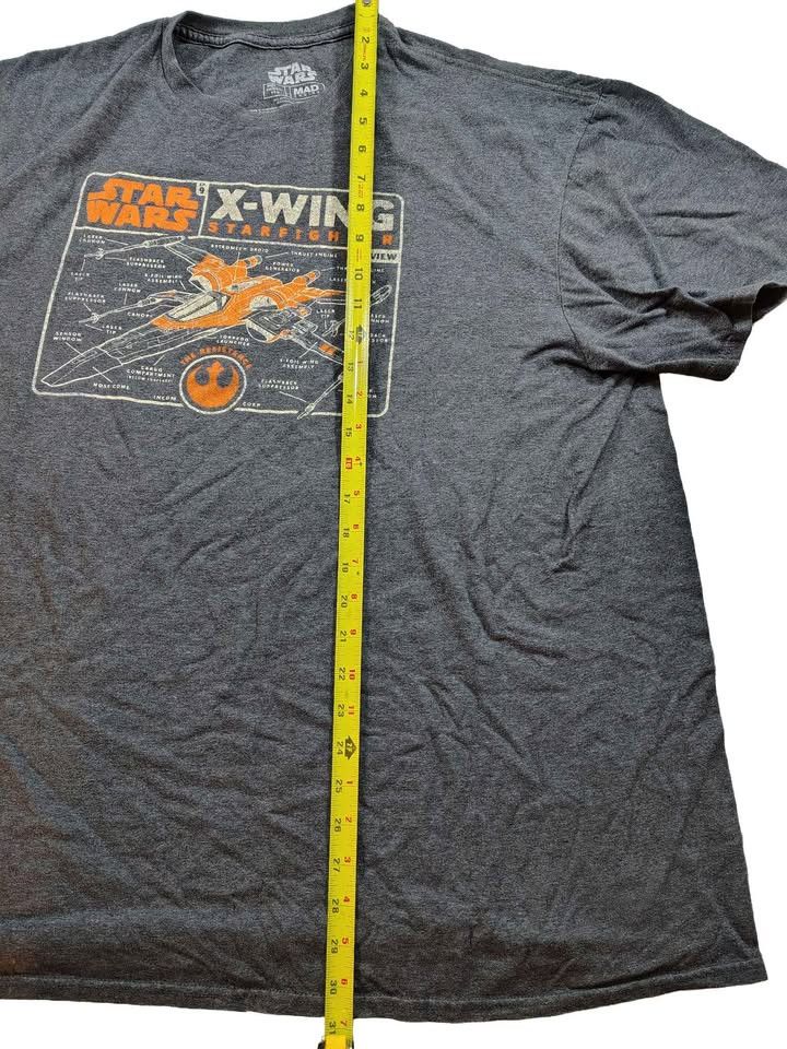 Star Wars Men's Star Wars X-Wing Starfighter T-shirt Size 2XL Size US XXL / EU 58 / 5 - 7 Thumbnail