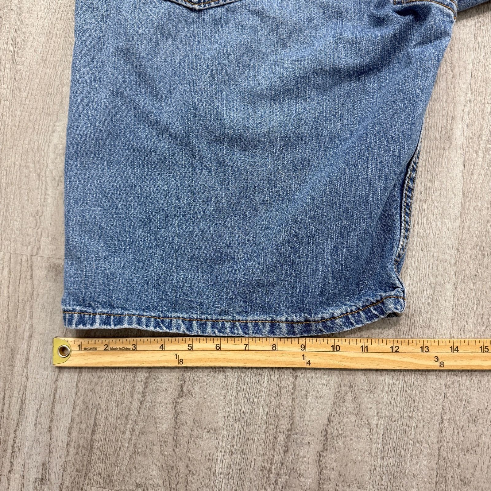 Levi's Vintage Levis 569 Jean Shorts Men's 36 Blue 10" Inseam Denim Size US 36 / EU 52 - 9 Thumbnail
