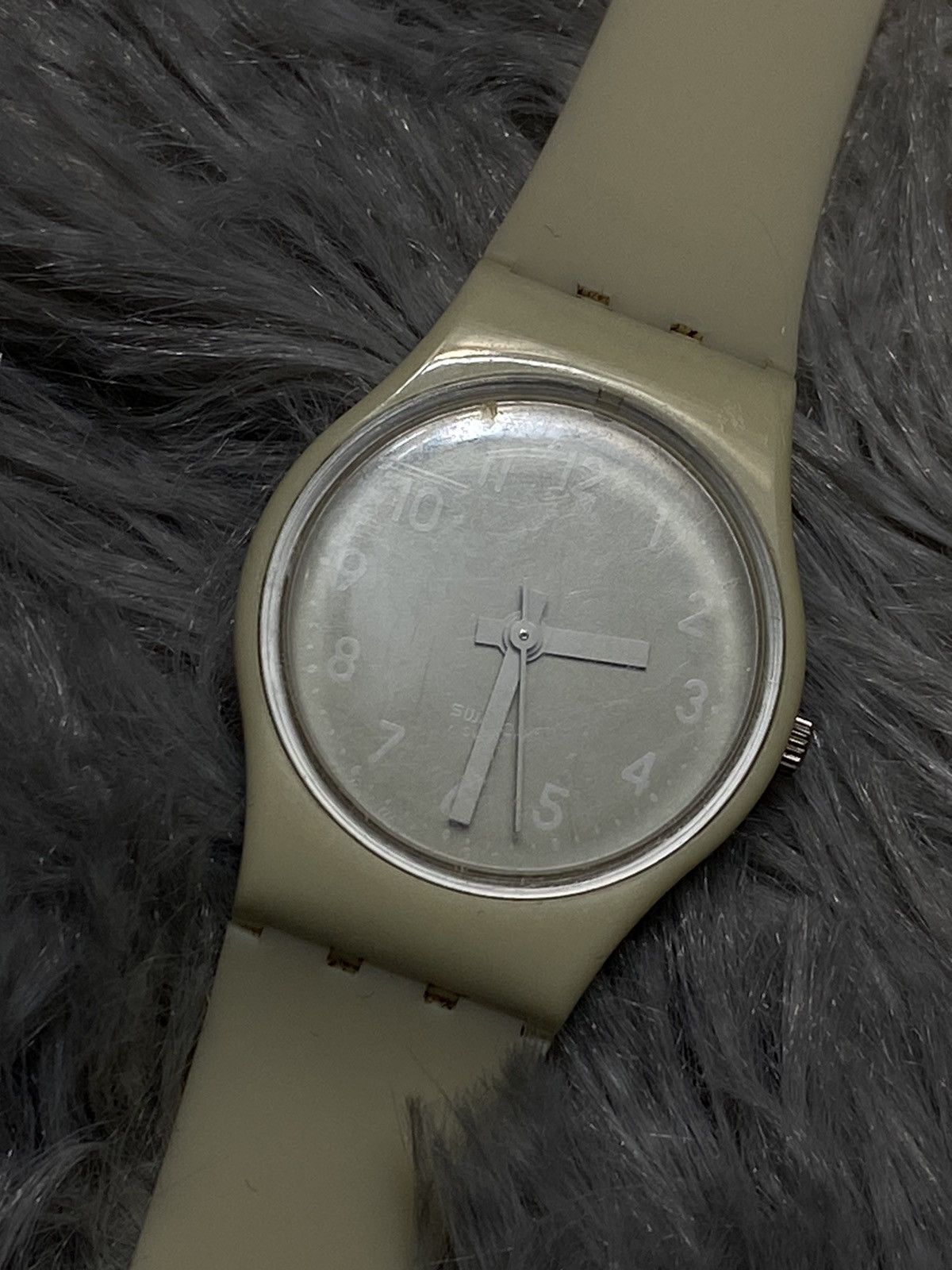 Swatch Swatch Creamy Beige Quartz Watch Swiss Made Size ONE SIZE - 8 Thumbnail