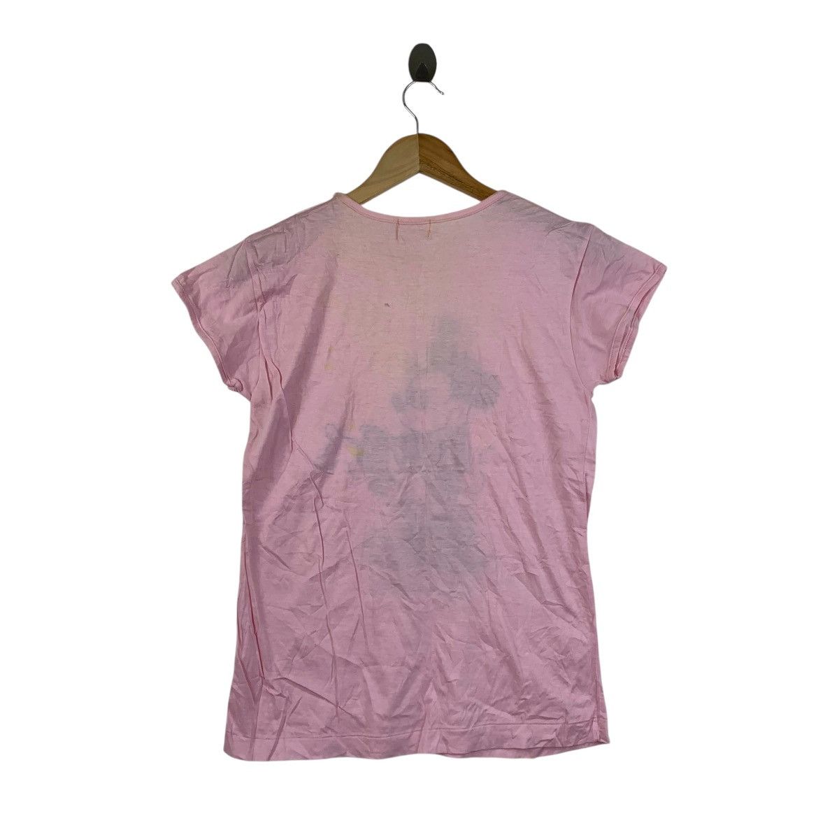 Disney Vintage 80s Tokyo Disneyland Minnie Mouse Tee Pink Japan Size L / US 10 / IT 46 - 4 Thumbnail
