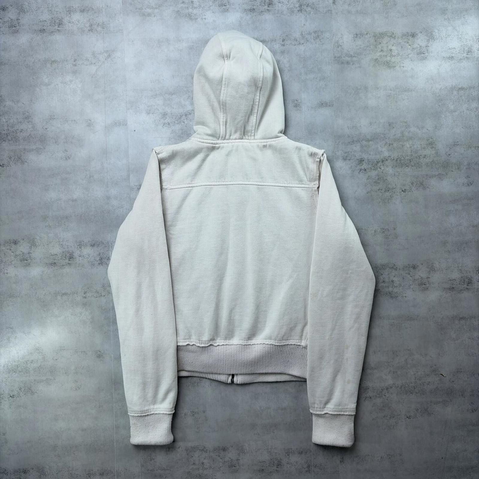 Montblanc Y2K White Mont Blanc Ski Team Grunge Sherpa Zip Up Hoodie Size S / US 4 / IT 40 - 8 Thumbnail
