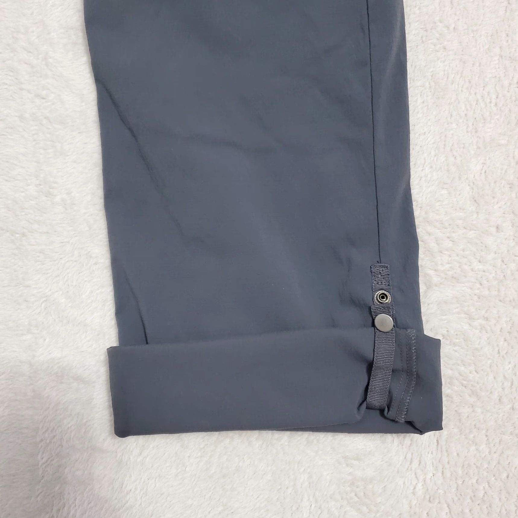 Prana prAna Pants Women 8 Gray Cargo Convertible Nylon Travel Outdoor Hiking Gorpcore Size 30" / US 8 / IT 44 - 4 Thumbnail