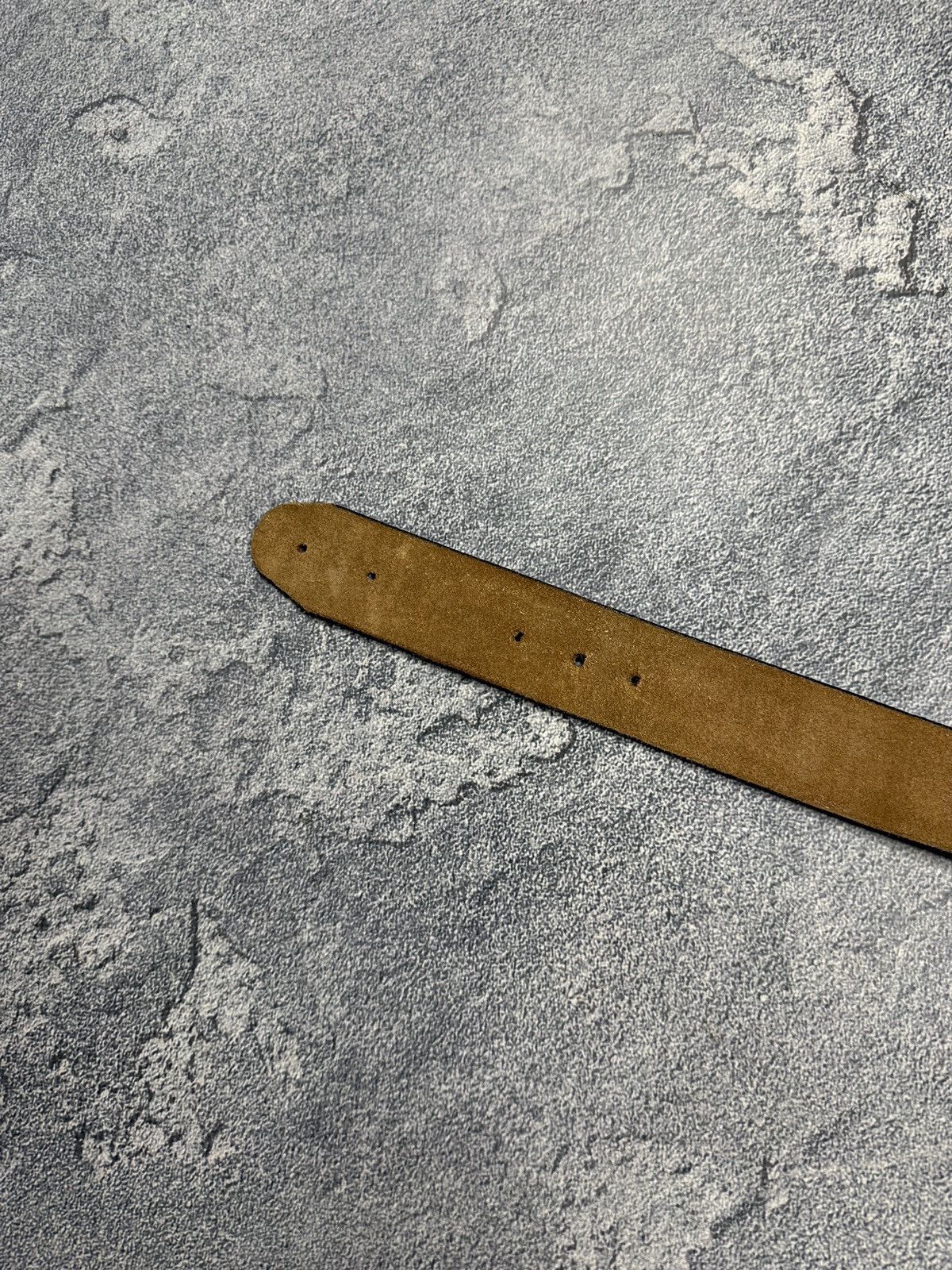 Levi's Vintage Distressed Faded Levi’s 501 Leather Belt Opium Y2K Size ONE SIZE - 7 Thumbnail