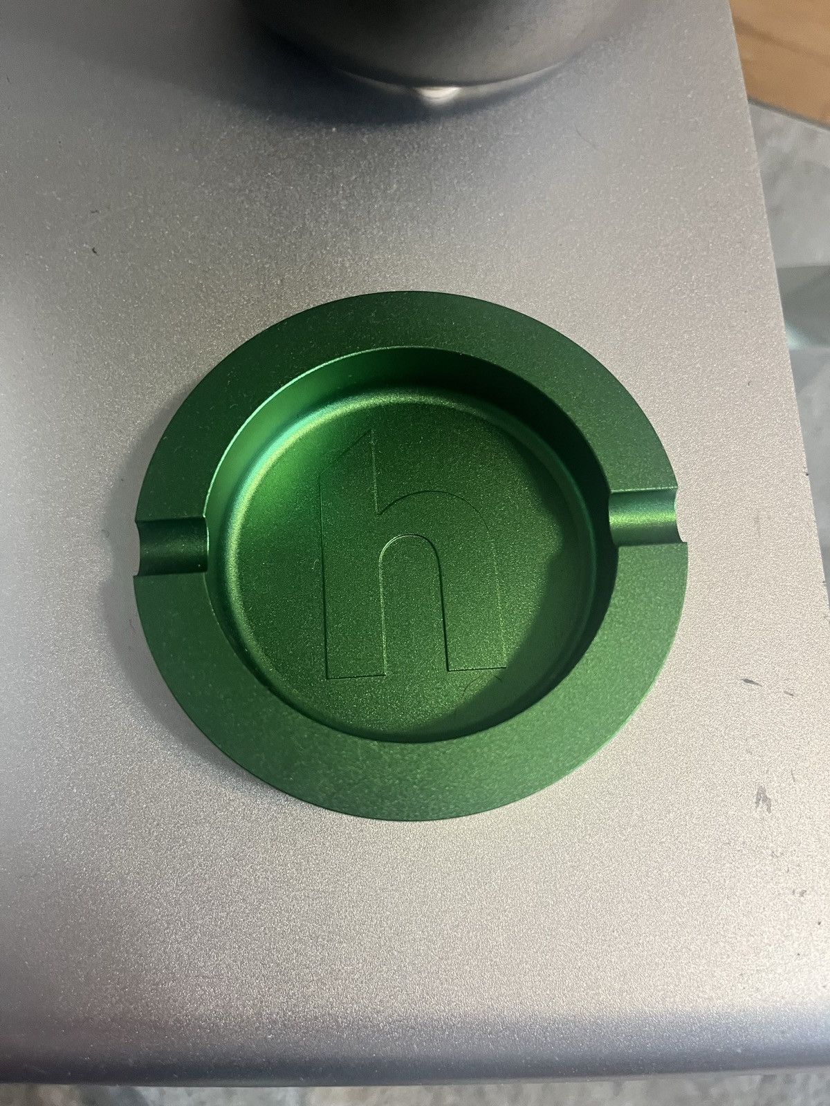 image of Hidden Circle Logo Ash Tray in Green, Men's