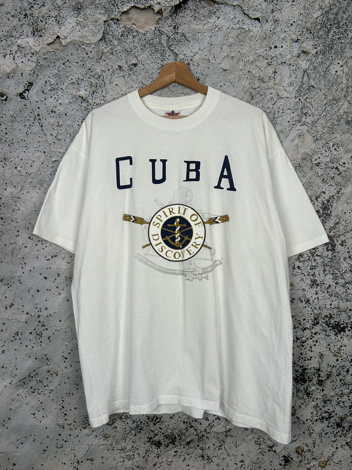 Vintage Vintage Cuba Graphic Tee Tourist Hype Skate Rock Affliction Size US XL / EU 56 / 4 - 1 Thumbnail