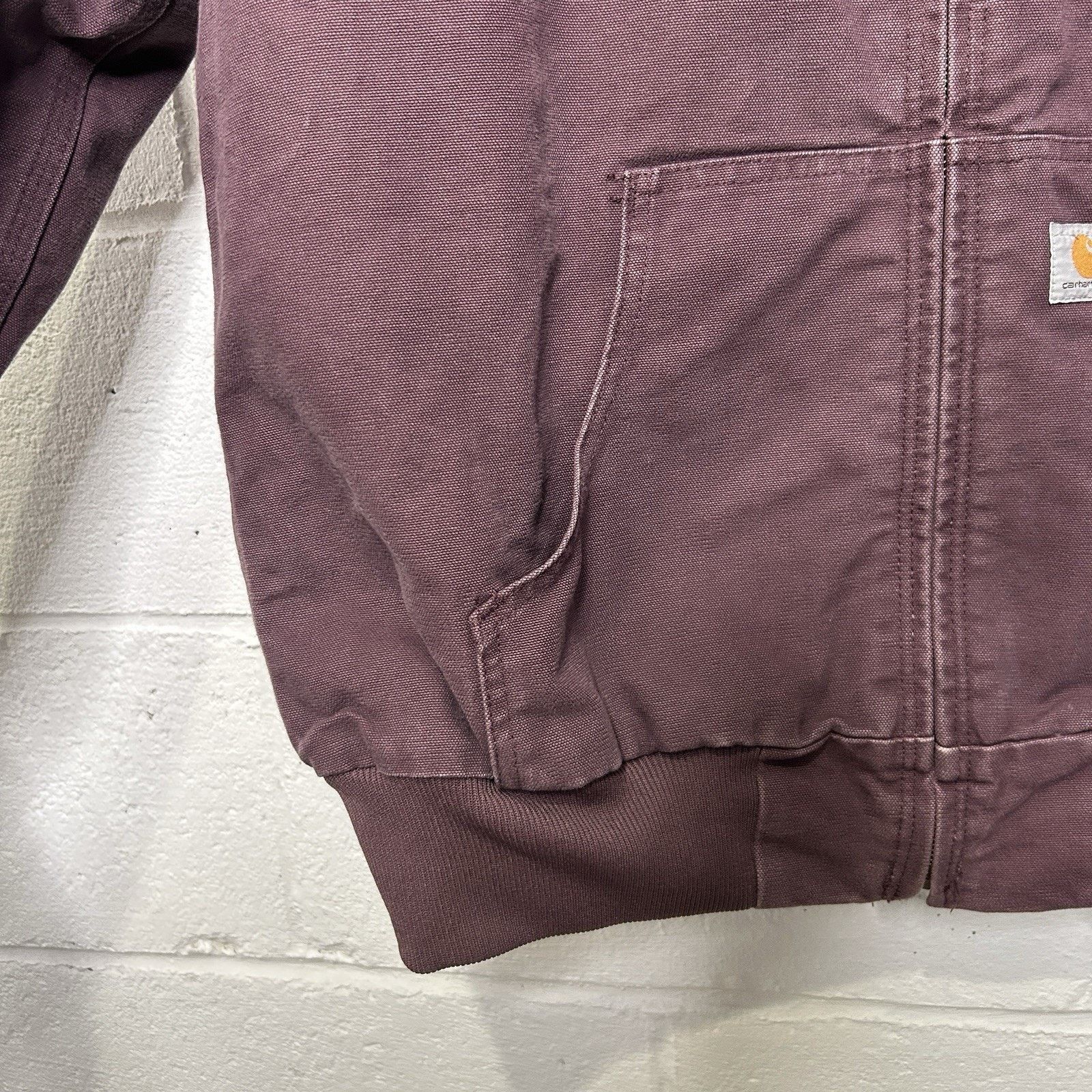 Carhartt Vintage Carhartt Quilted Active Jacket “Deep Plum” WJ130 DPM Size L / US 10 / IT 46 - 4 Thumbnail