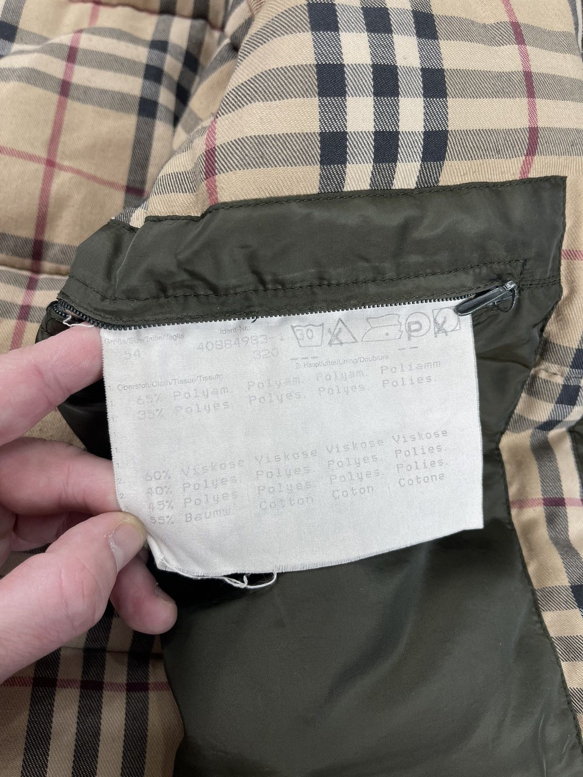 Burberry × Vintage Vintage Burberry London Jacket Khaki Size 54 Size US L / EU 52-54 / 3 - 14 Thumbnail