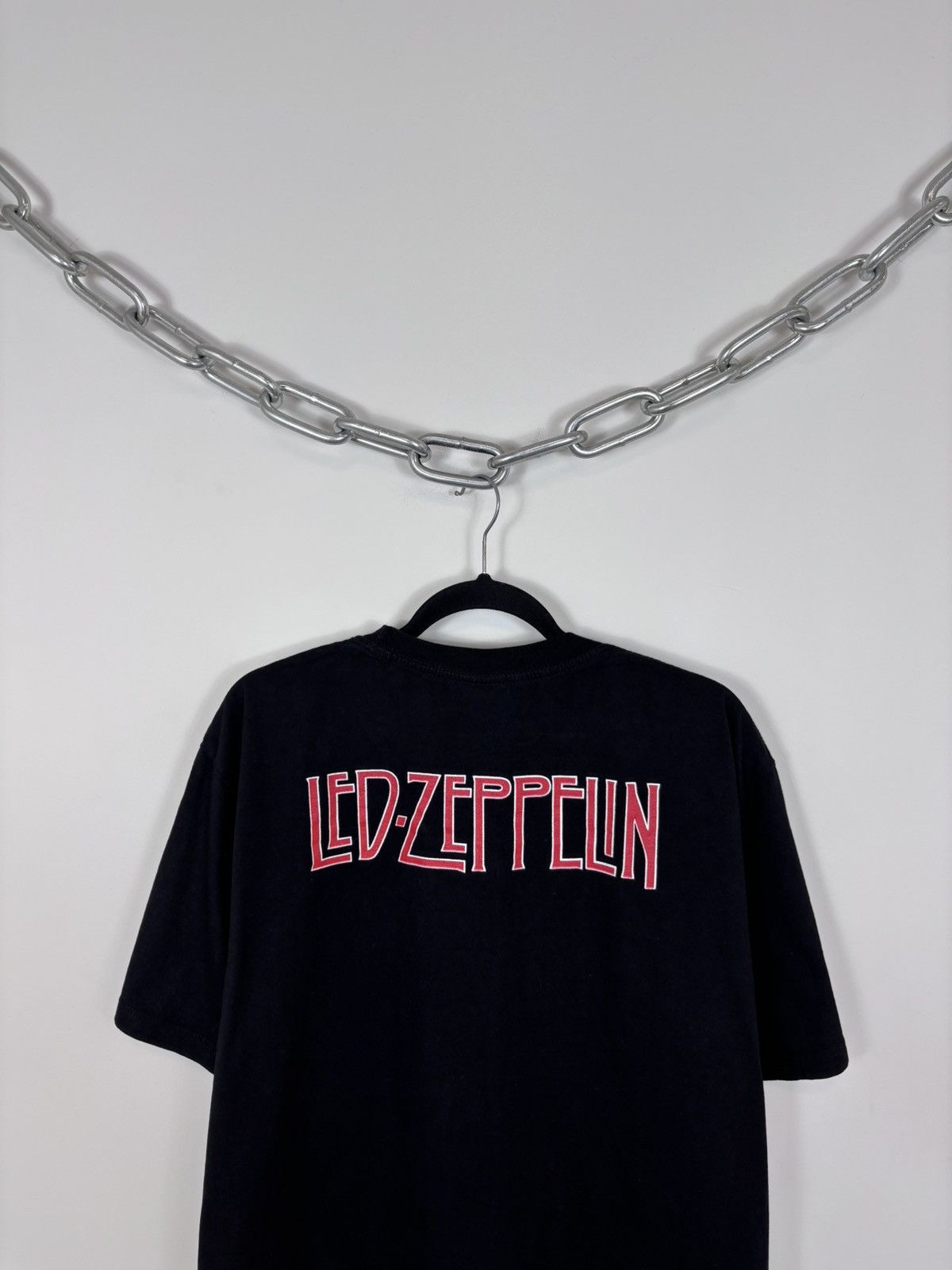 Band Tees Vintage Led Zeppelin Swan Song Rare Hype Black Band Tee Size US XL / EU 56 / 4 - 14 Thumbnail