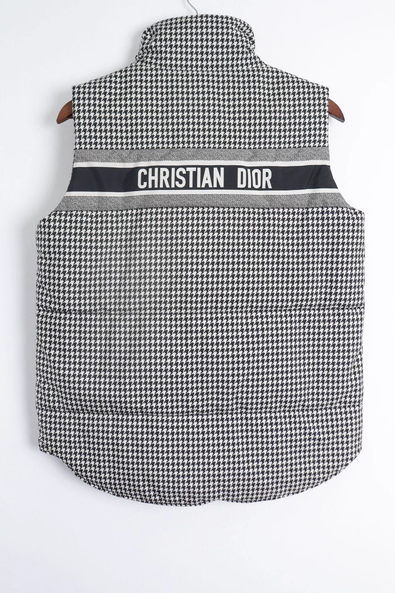 Dior Dior Houndstooth Down Vest XS Size XS / US 0-2 / IT 36-38 - 2 Thumbnail