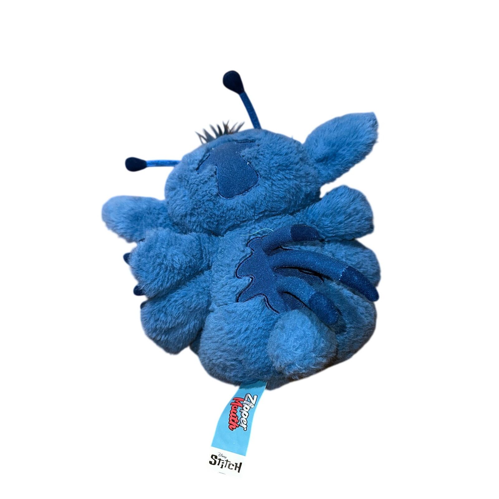Disney Zipper Mouth Stitch 10” Tall Plush Toy Size ONE SIZE - 6 Thumbnail
