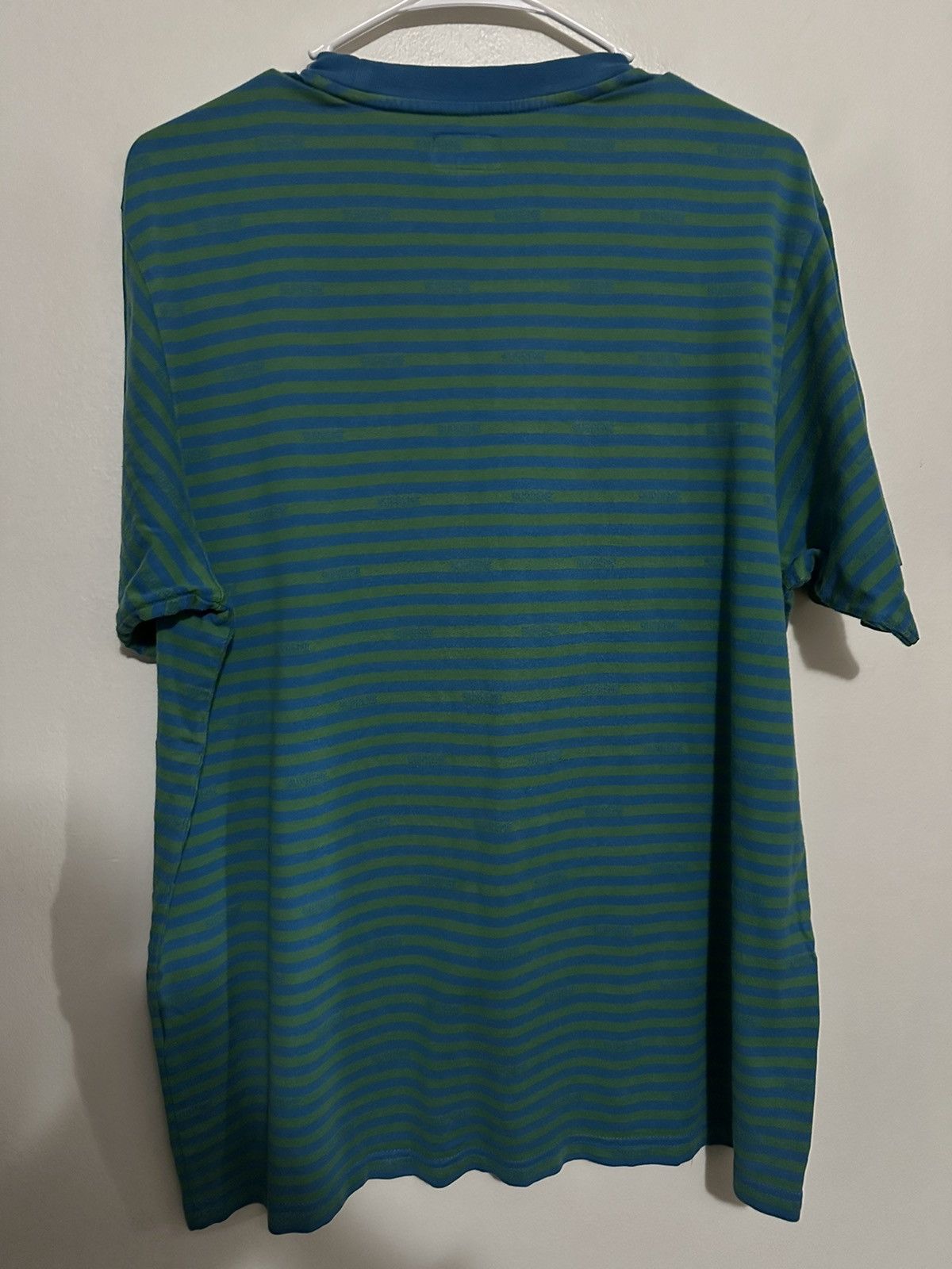 Supreme Supreme Logo Stripe S/S Top Tee Size US M / EU 48-50 / 2 - 4 Thumbnail