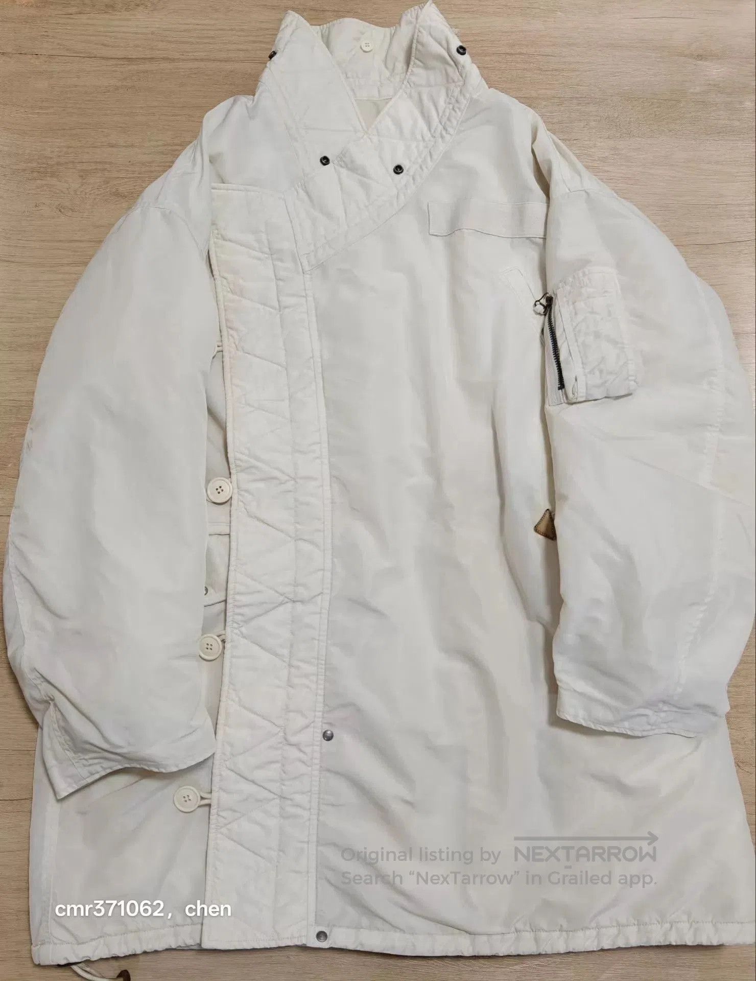 Visvim White Long Insulated Coat . Size US M / EU 48-50 / 2 - 1 Thumbnail