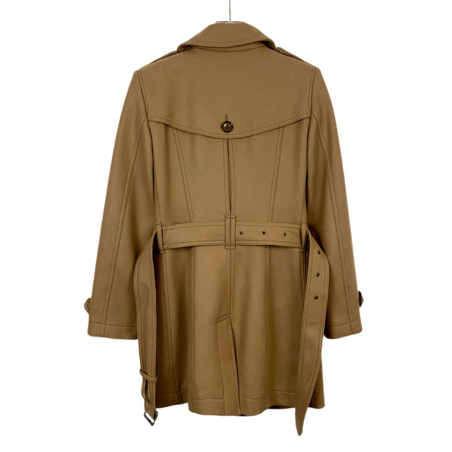 Burberry Burberry Womens Double-Breasted Wool & Polyamide Trench Coat Size XS / US 0-2 / IT 36-38 - 8 Thumbnail