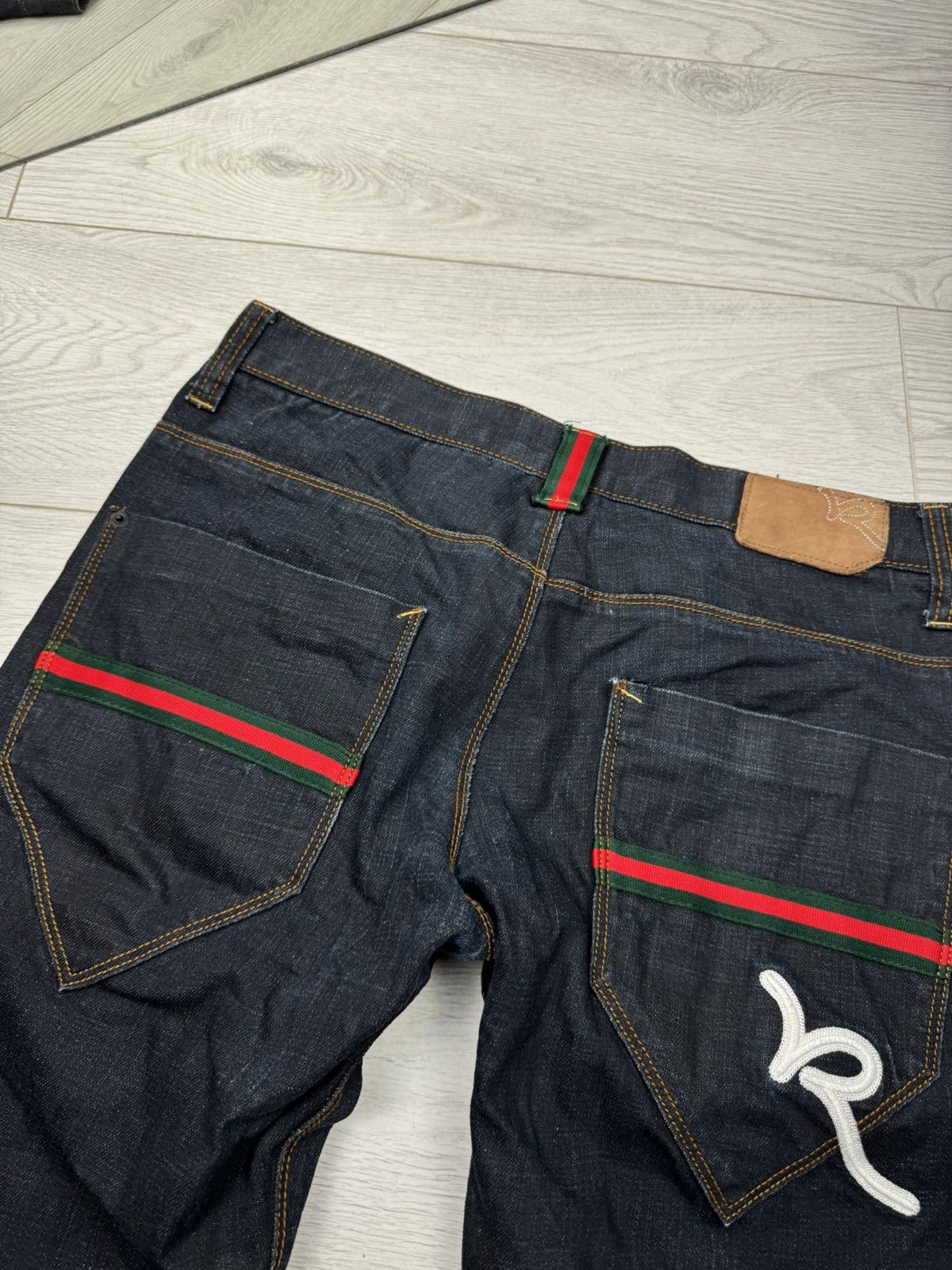 Fubu × Rocawear Vintage Rocawear Rap Jeans Shorts Size US 36 / EU 52 - 3 Thumbnail