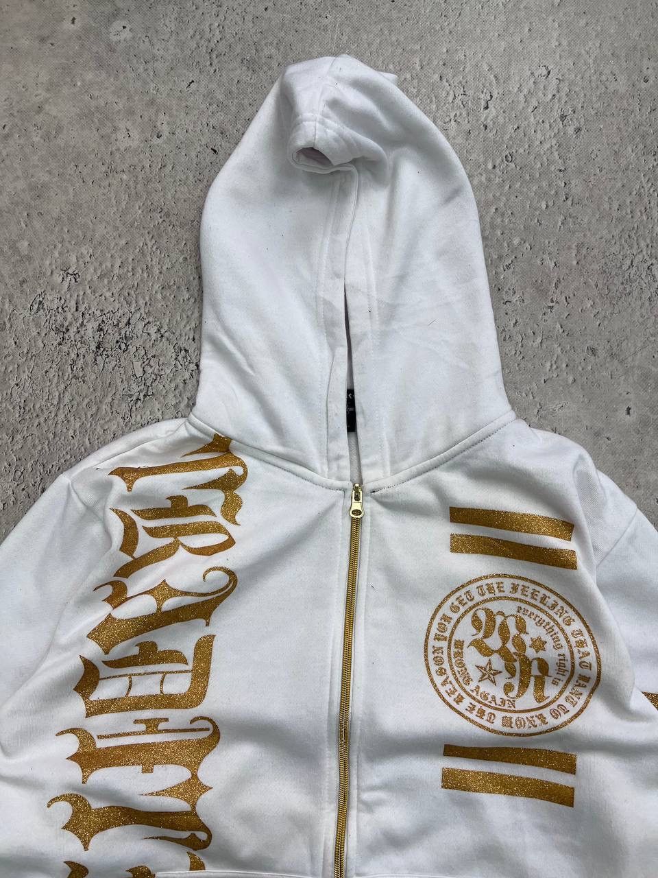 Affliction × Japanese Brand × Southpole Affliction Grunge Y2K Style Full Zip Up Hoodie Sweatshirt Size US L / EU 52-54 / 3 - 3 Thumbnail