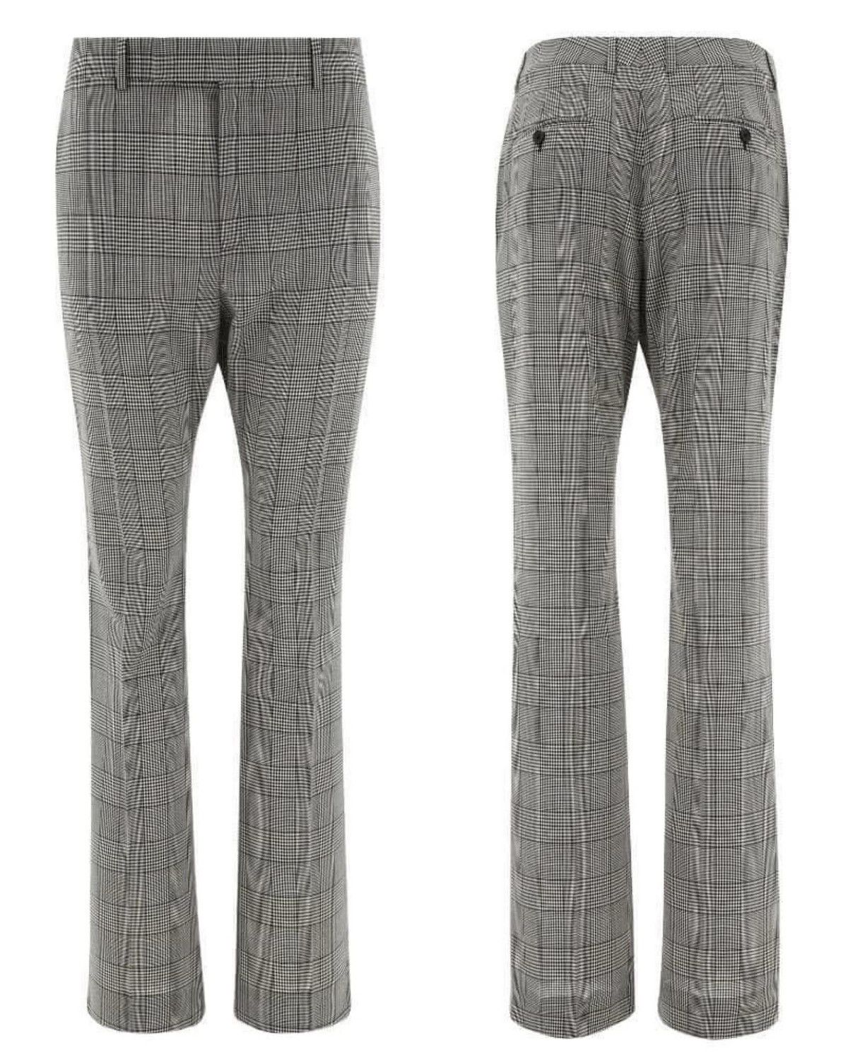 Celine × Hedi Slimane SS23 Checked Wool English Flared Pants sz44/50/52 Size 44S - 12 Thumbnail