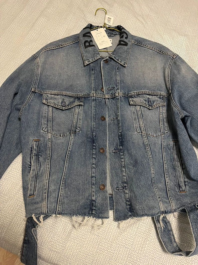 Balenciaga Balenciaga Women's Denim Jacket Size US XS / EU 42 / 0 - 1 Thumbnail