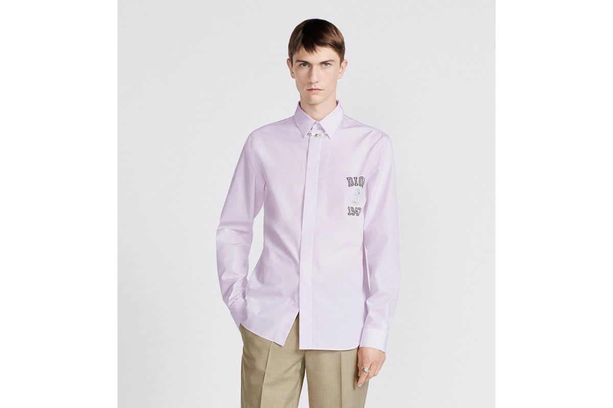 Dior o1bcso1str0226 Bobby Shirt in Pink Size US XL / EU 56 / 4 - 4 Thumbnail