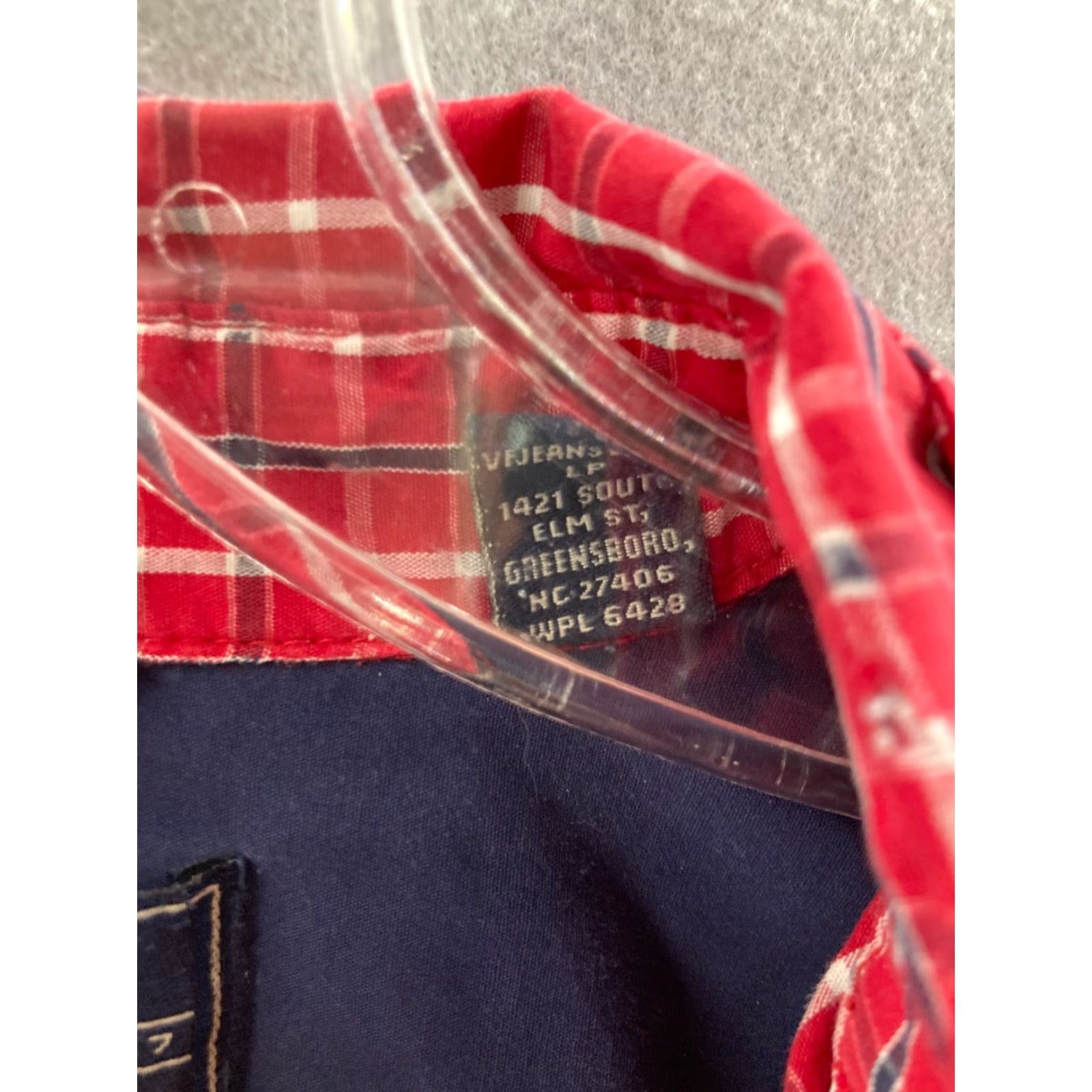Wrangler Wrangler Shirt Mens Medium Red Plaid Cotton Short Sleeve Button-Up Pocket Classic Outdoor 60s 70s Mens Size US M / EU 48-50 / 2 - 3 Thumbnail