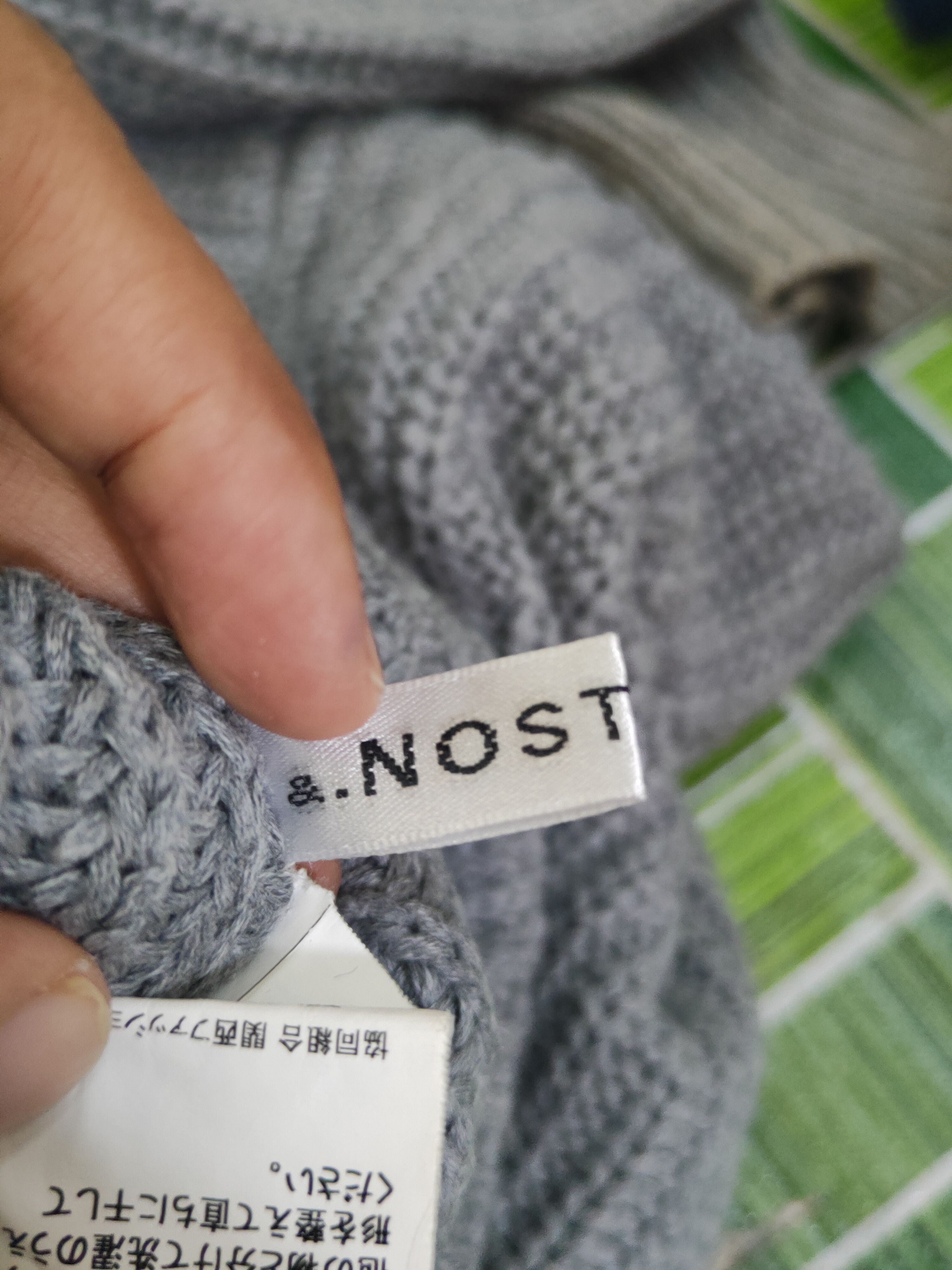 Japanese Brand Nostalgia Gray Knitwear Sweatshirts #W1739 Size US M / EU 48-50 / 2 - 11 Thumbnail