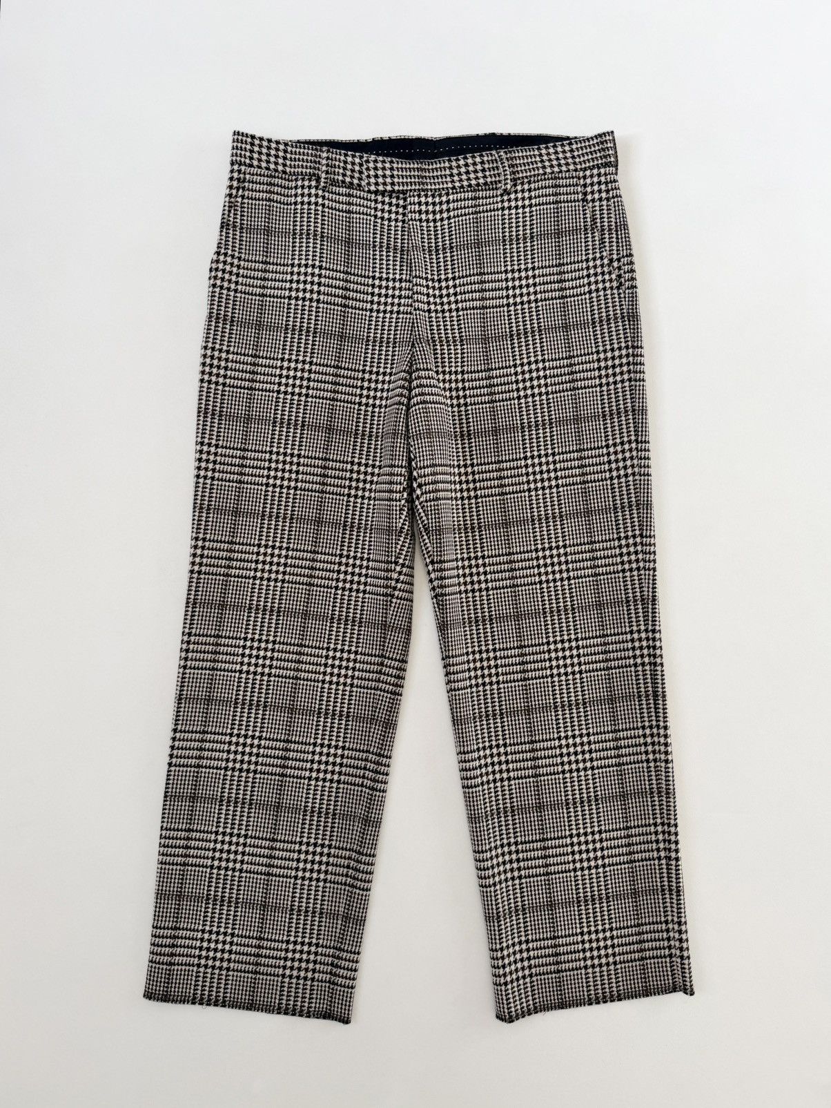 Dries Van Noten ‘Pinnet’ Prince Of Wales Check Wide Leg Pants Size US 36 / EU 52 - 3 Thumbnail