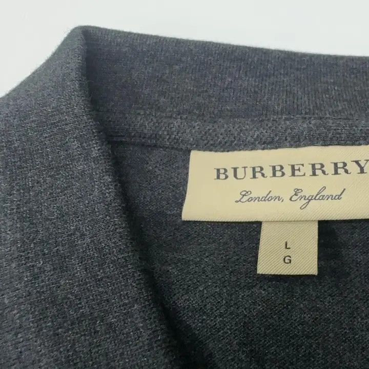 Burberry Burberry Burberry Grey Short Sleeve Polo Shirt-2507 Size US L / EU 52-54 / 3 - 5 Thumbnail