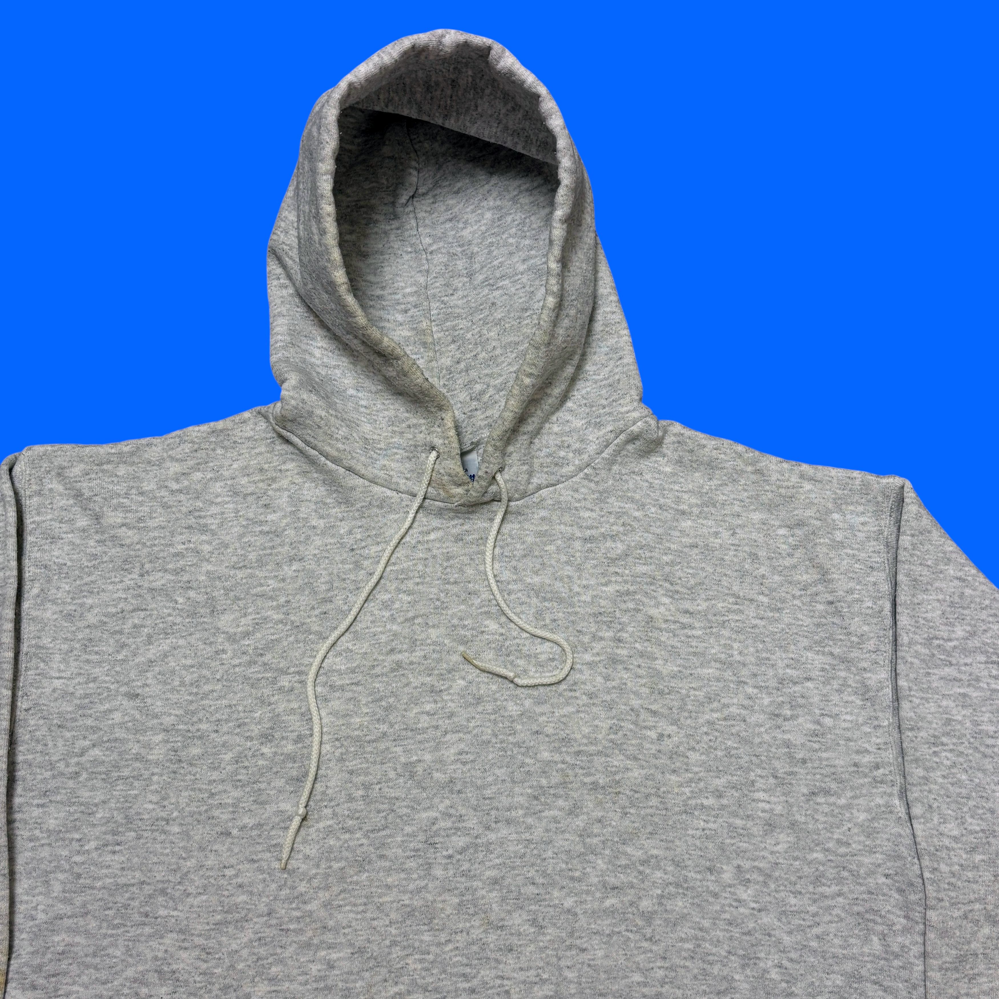 Vintage Vintage Blank Hoodie Gray 90s Salem Sportswear Made In Usa Size US L / EU 52-54 / 3 - 3 Thumbnail