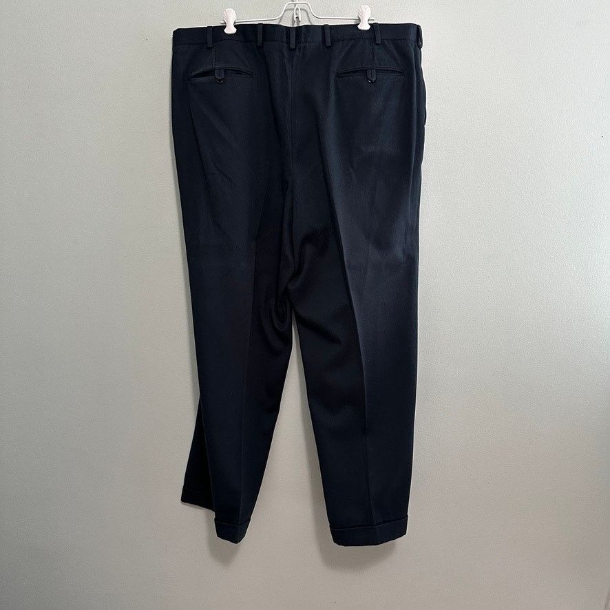 Sulka Sulka navy ribbed dress pants size 40R Size US 40 / EU 56 - 3 Thumbnail