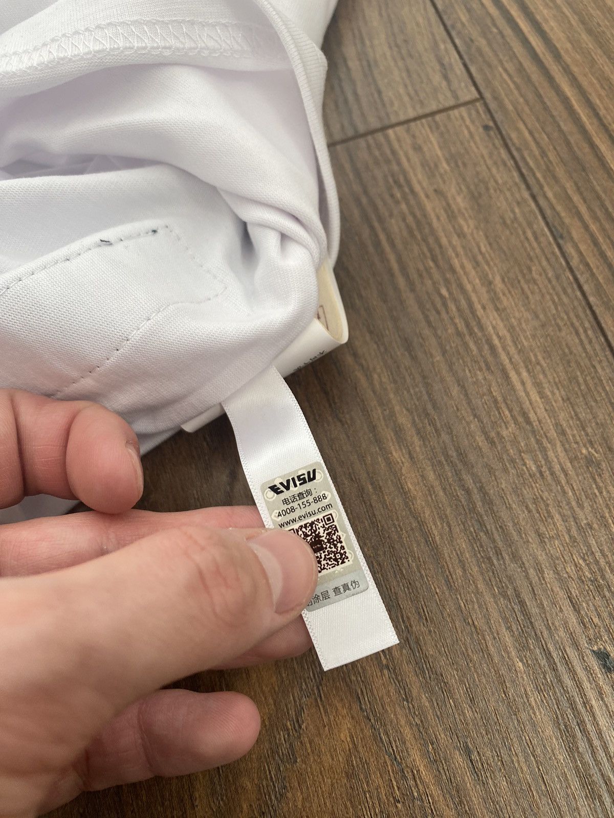 Evisu × Japanese Brand Evisu Big White Logo T-shirt Size M Size US M / EU 48-50 / 2 - 8 Thumbnail